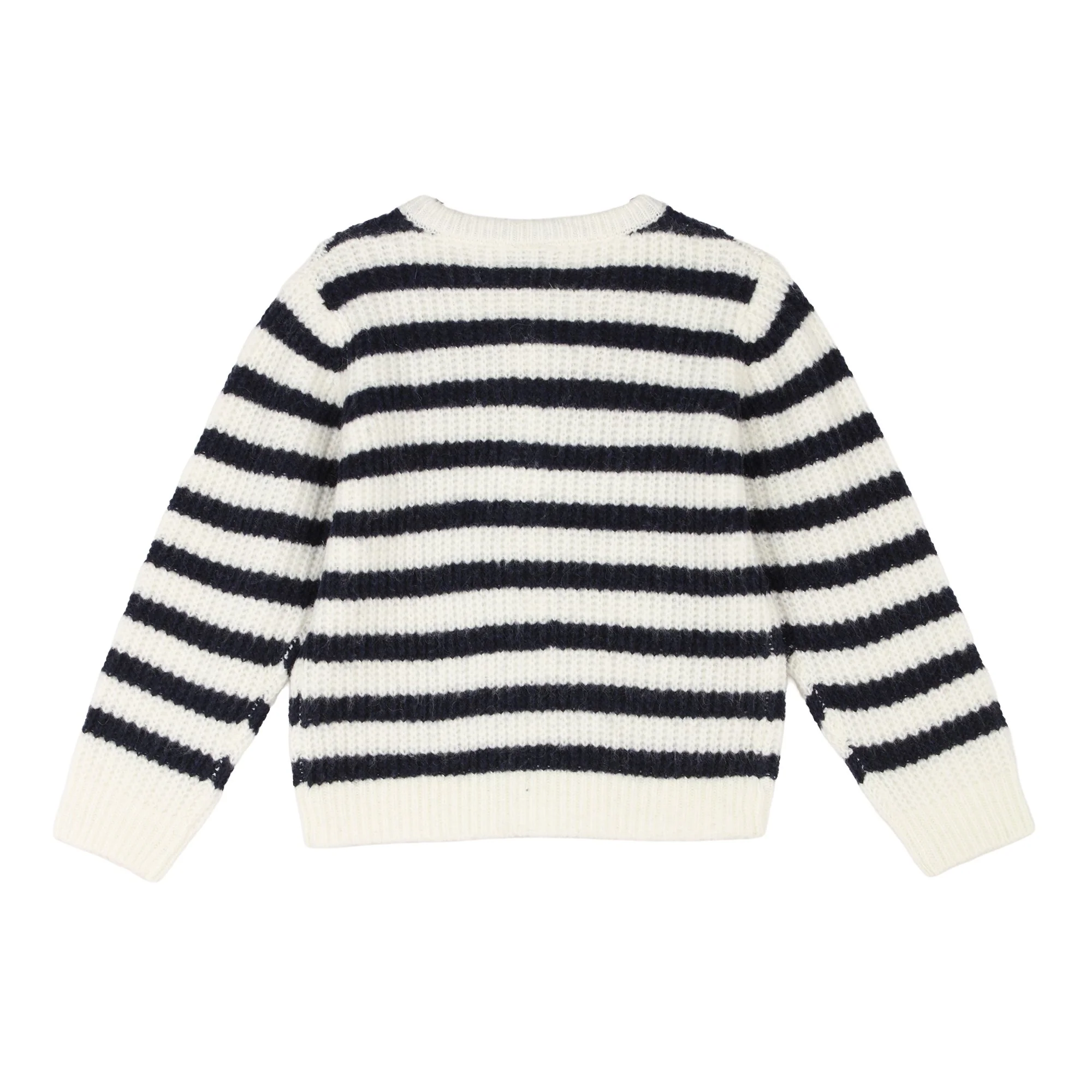 Cardigan boutons dorés 3-12 ans - Beige - Image 2