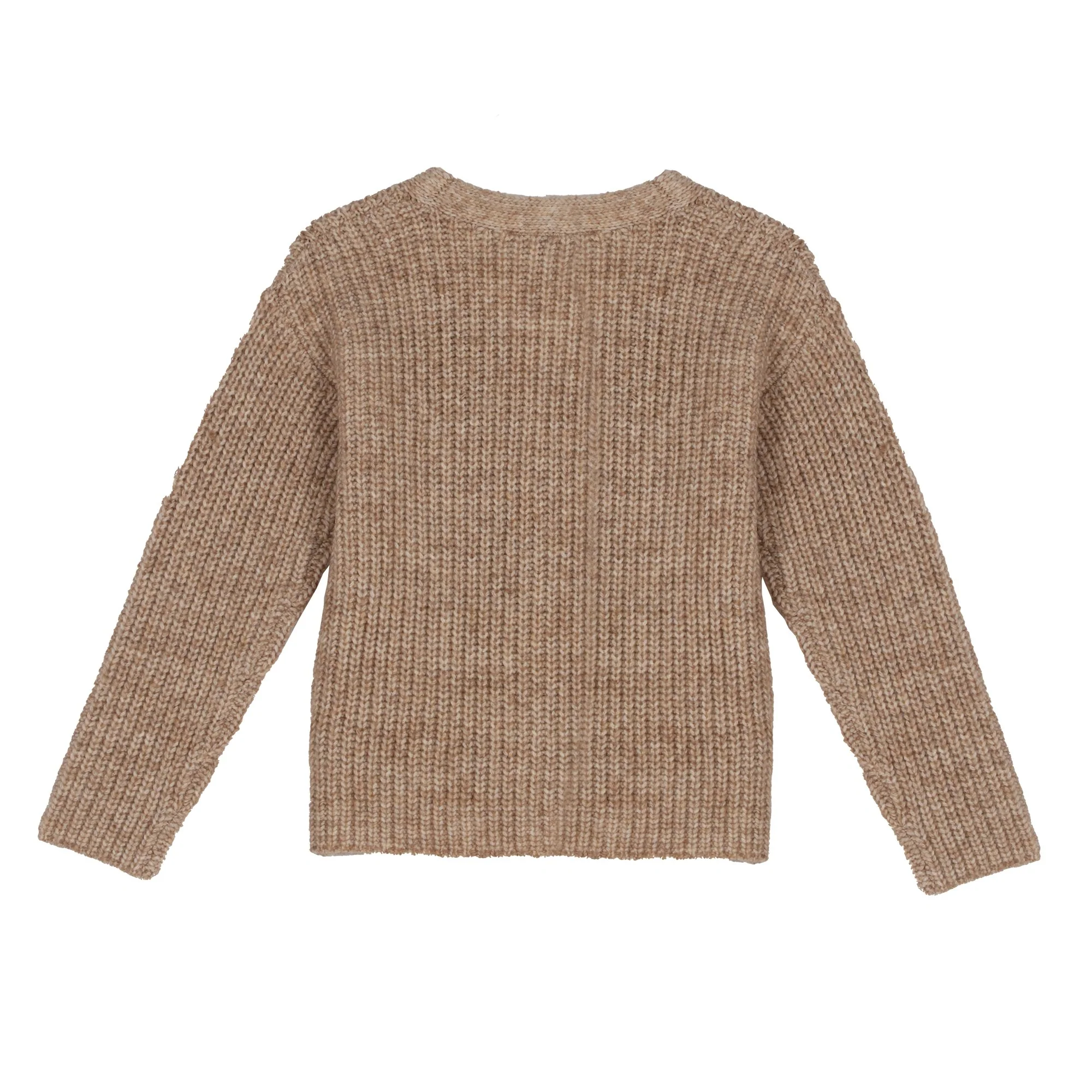 Cardigan col V 3/12 ans - Beige - Image 2