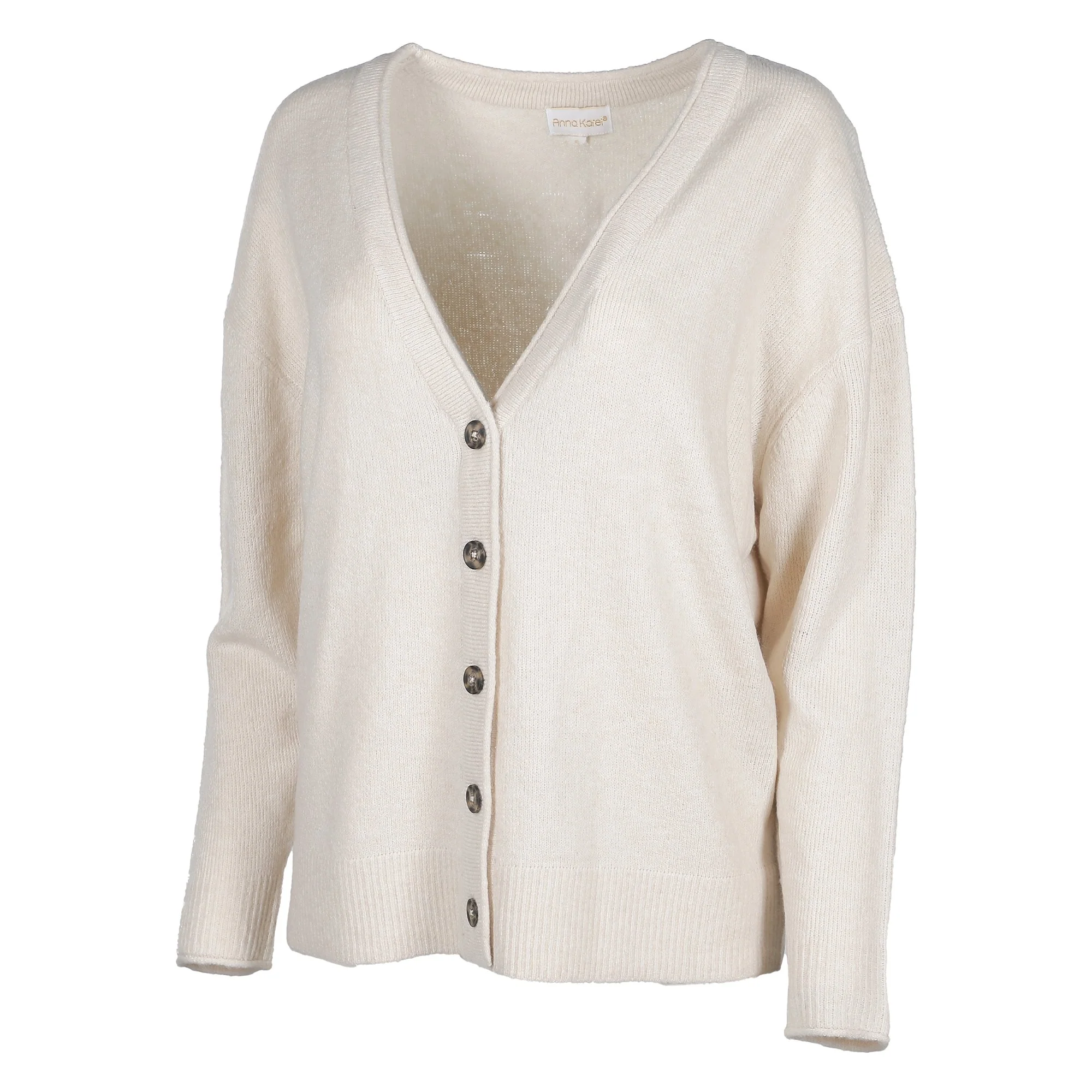Cardigan en maille - Noir - Image 2
