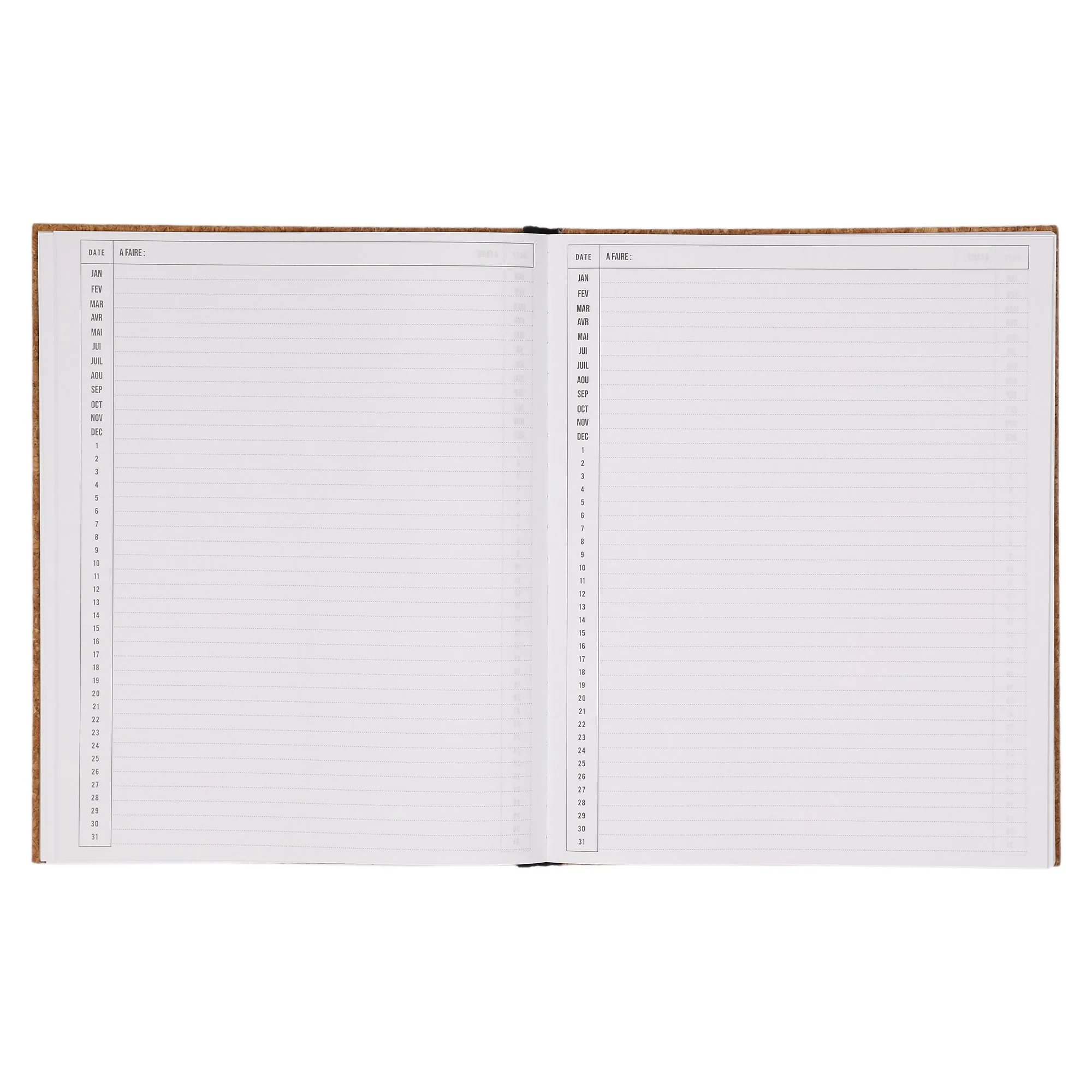 Carnet A5 en papier recyclé 192 pages - Image 2