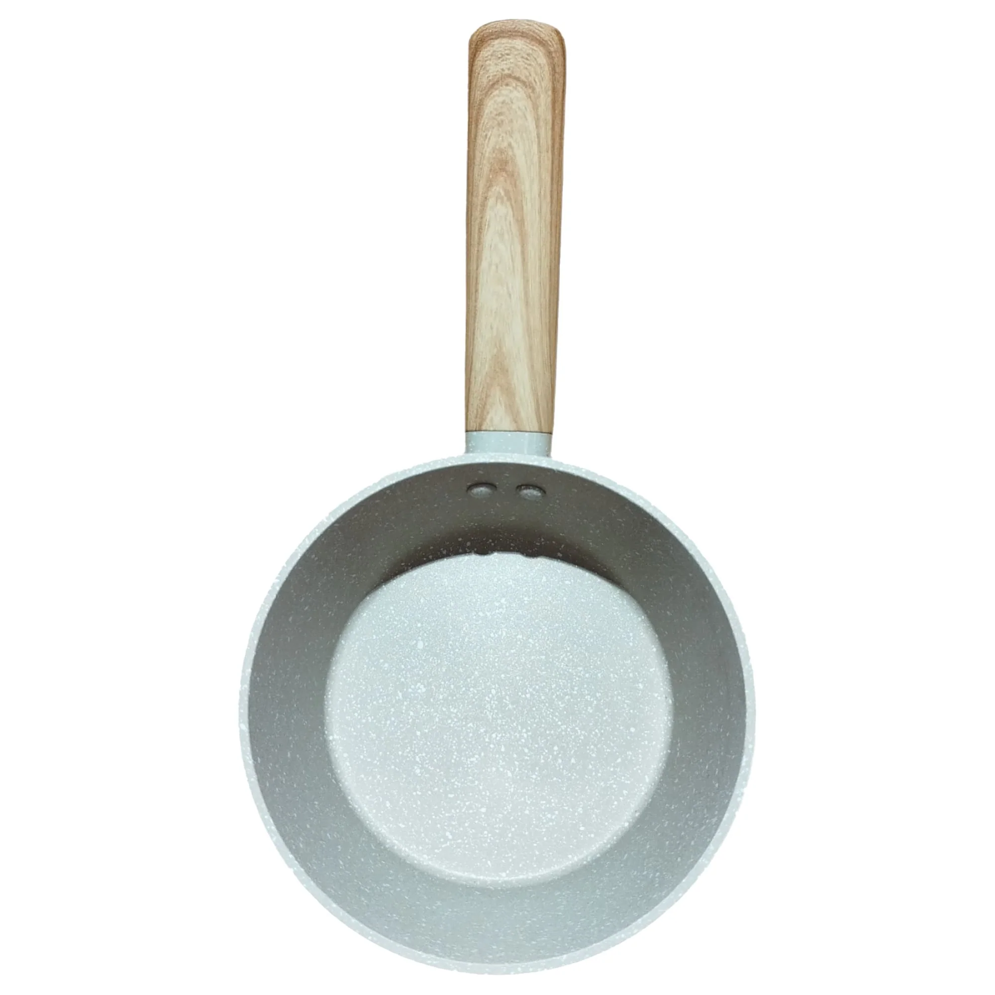Casserole 16 cm manche imitation bois tous feux dont induction - Image 2