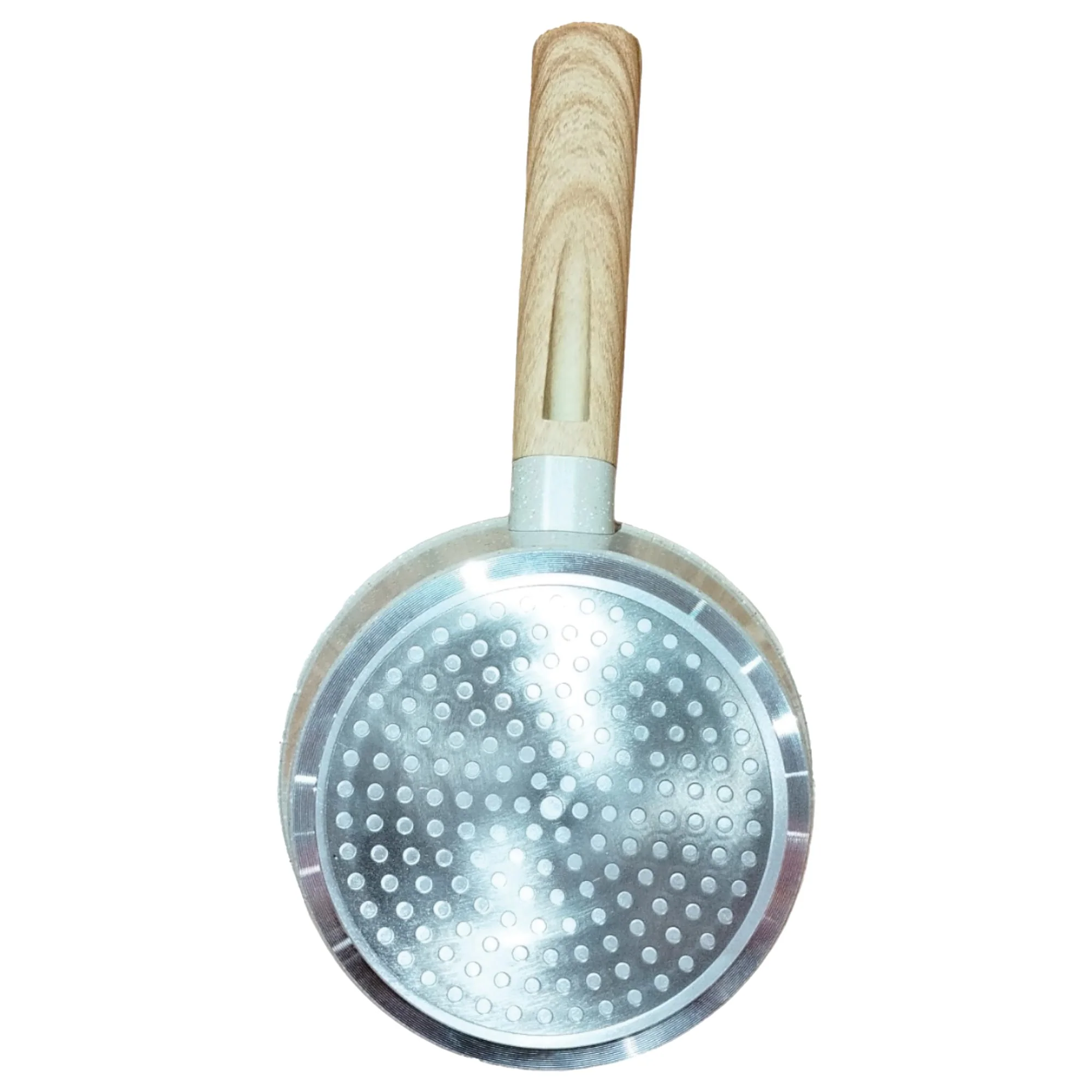 Casserole 16 cm manche imitation bois tous feux dont induction - Image 3