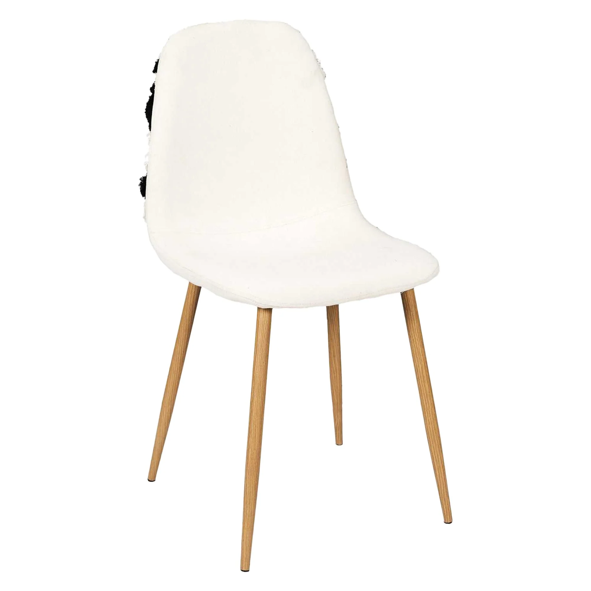 Chaise lagos pied métal imitation bois - Image 2
