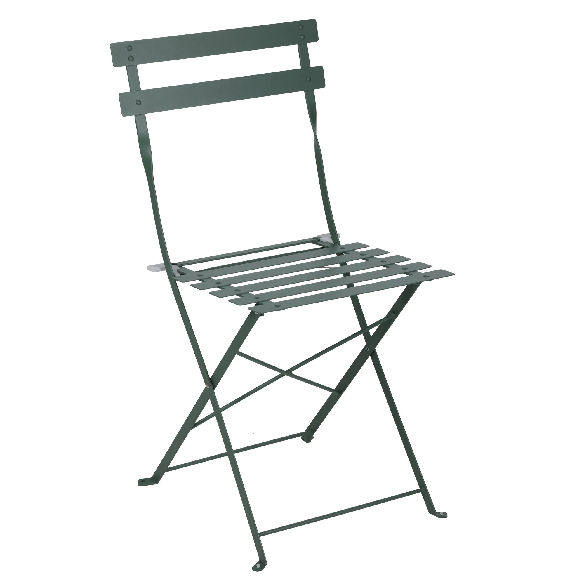 Chaise pliante en métal Olive