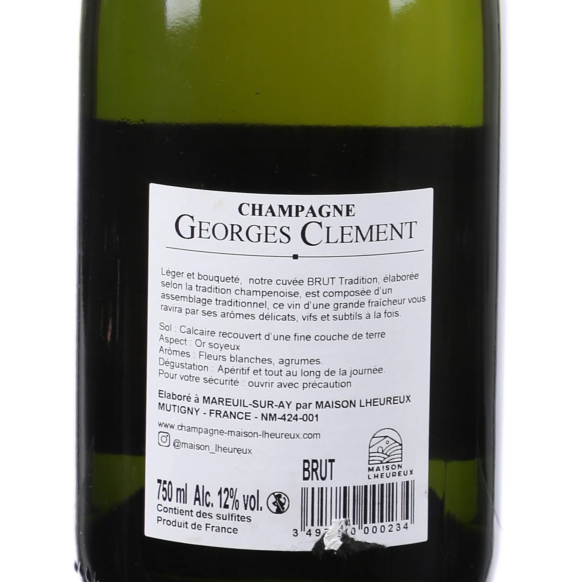 Champagne brut Georges Clement - Image 2