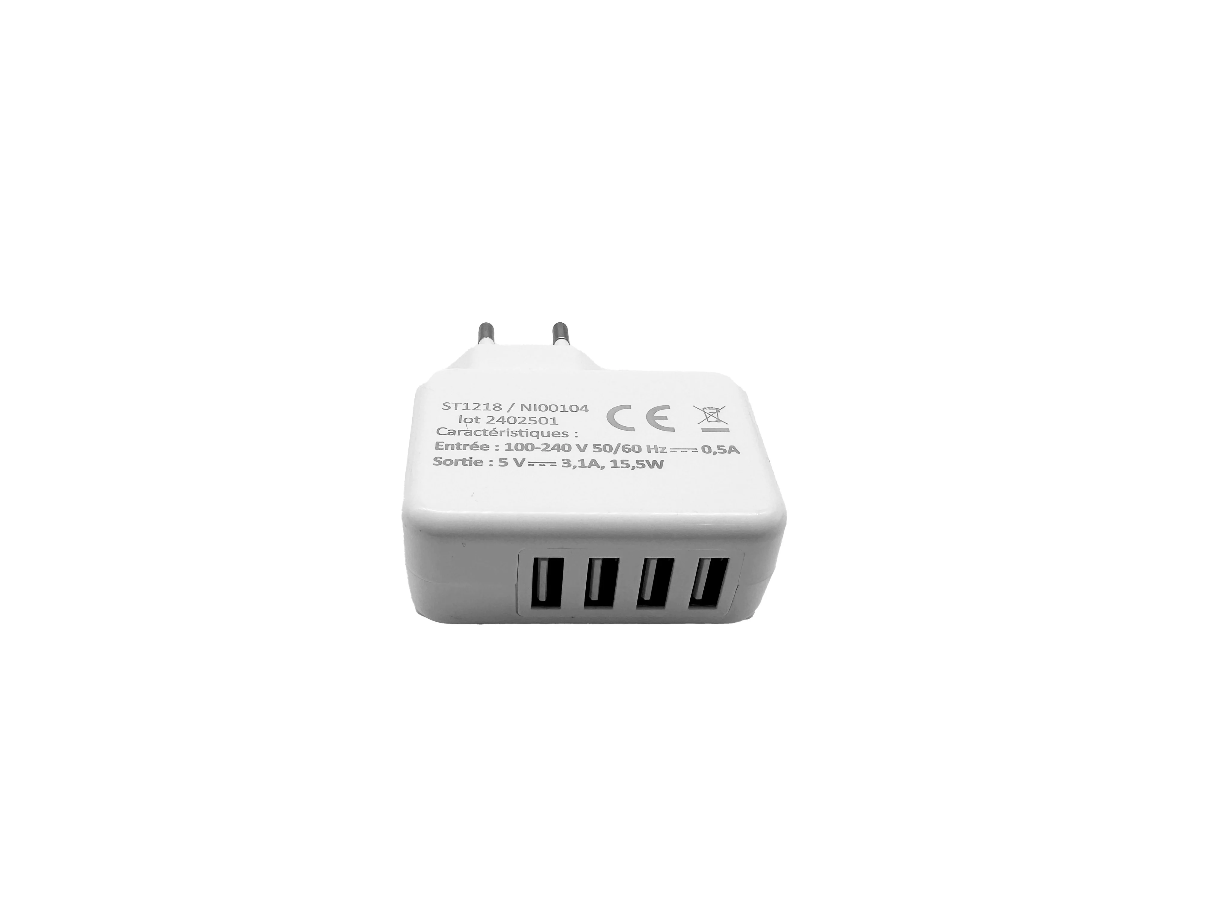 Chargeur secteur 4 ports USB type 4 - Image 2