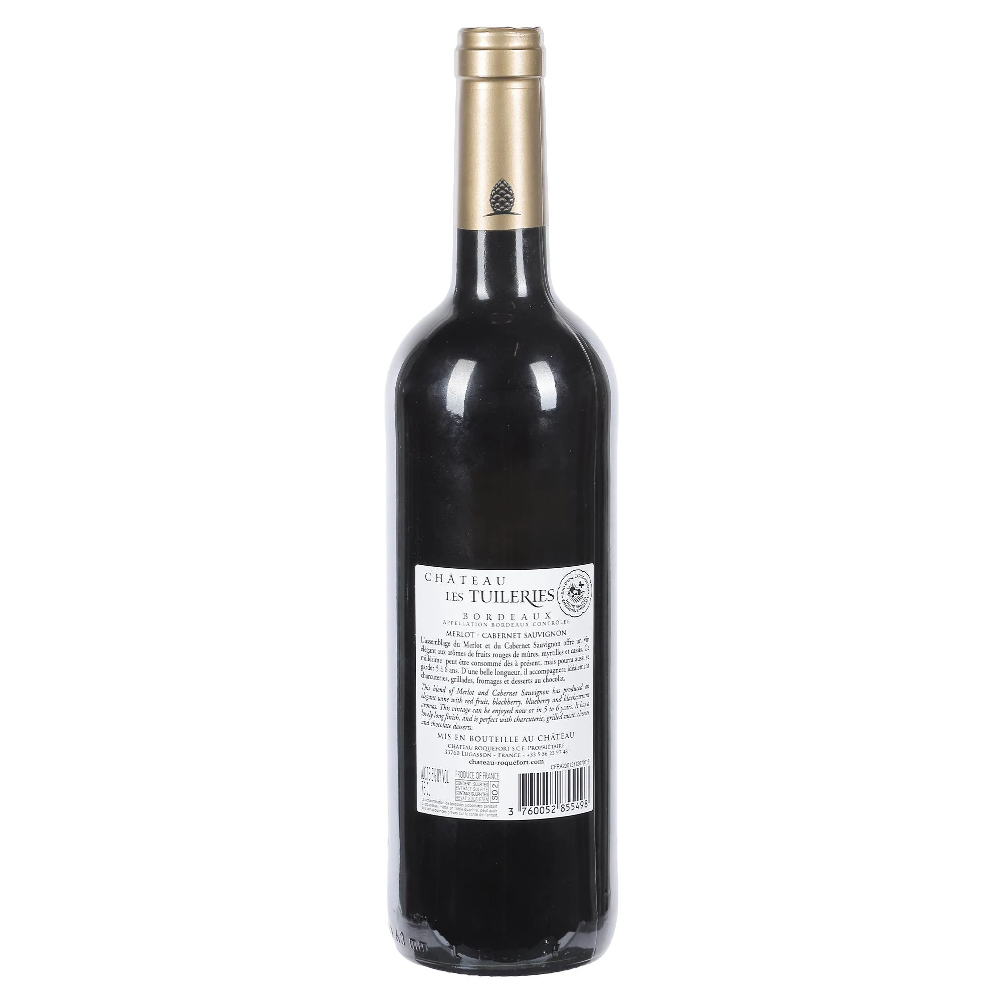 CHATEAU LES TUILERIE AOC 2021 BORDEAUX 13,5% - Image 2