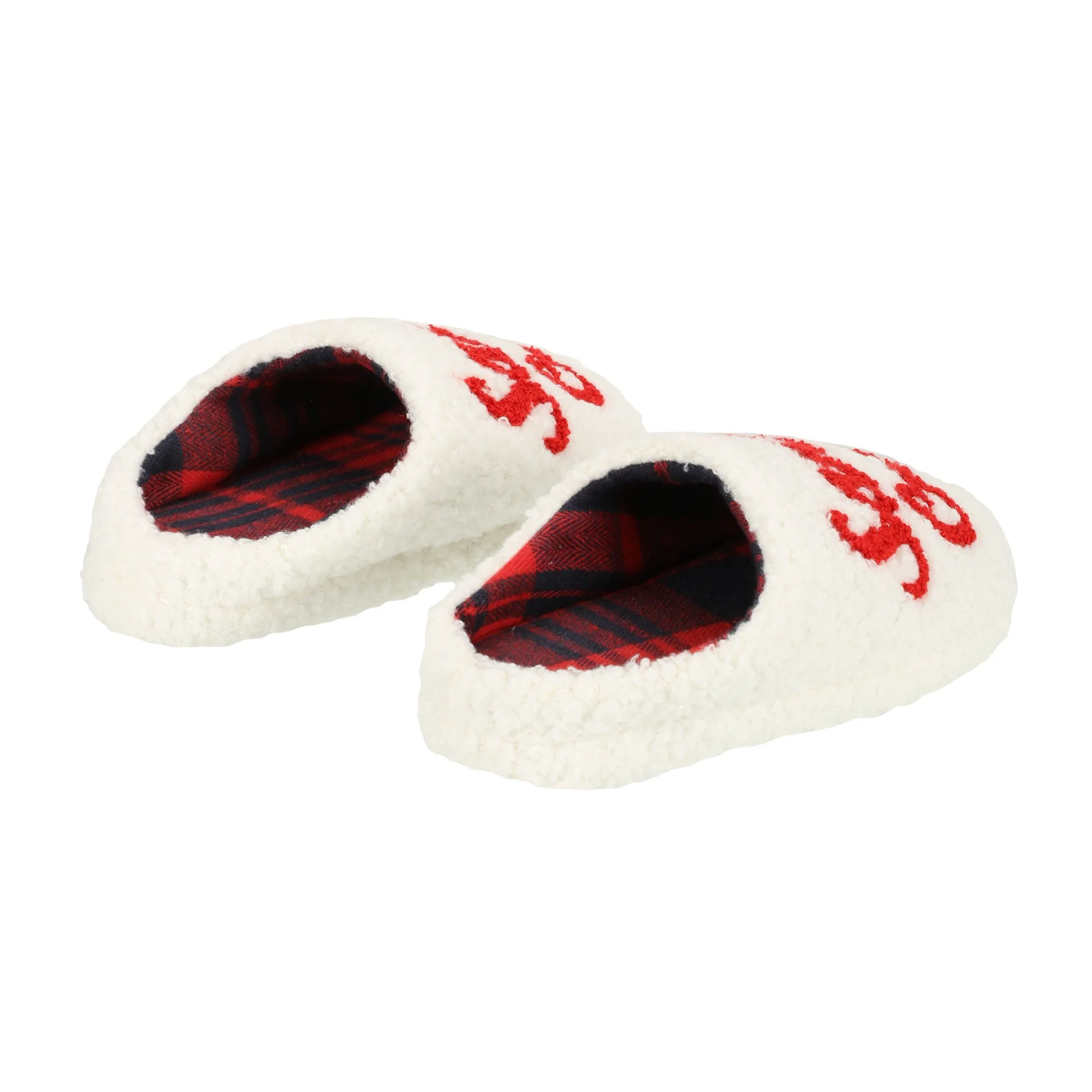Chaussons bouclette Santa crew 26/31 - Blanc - Image 2