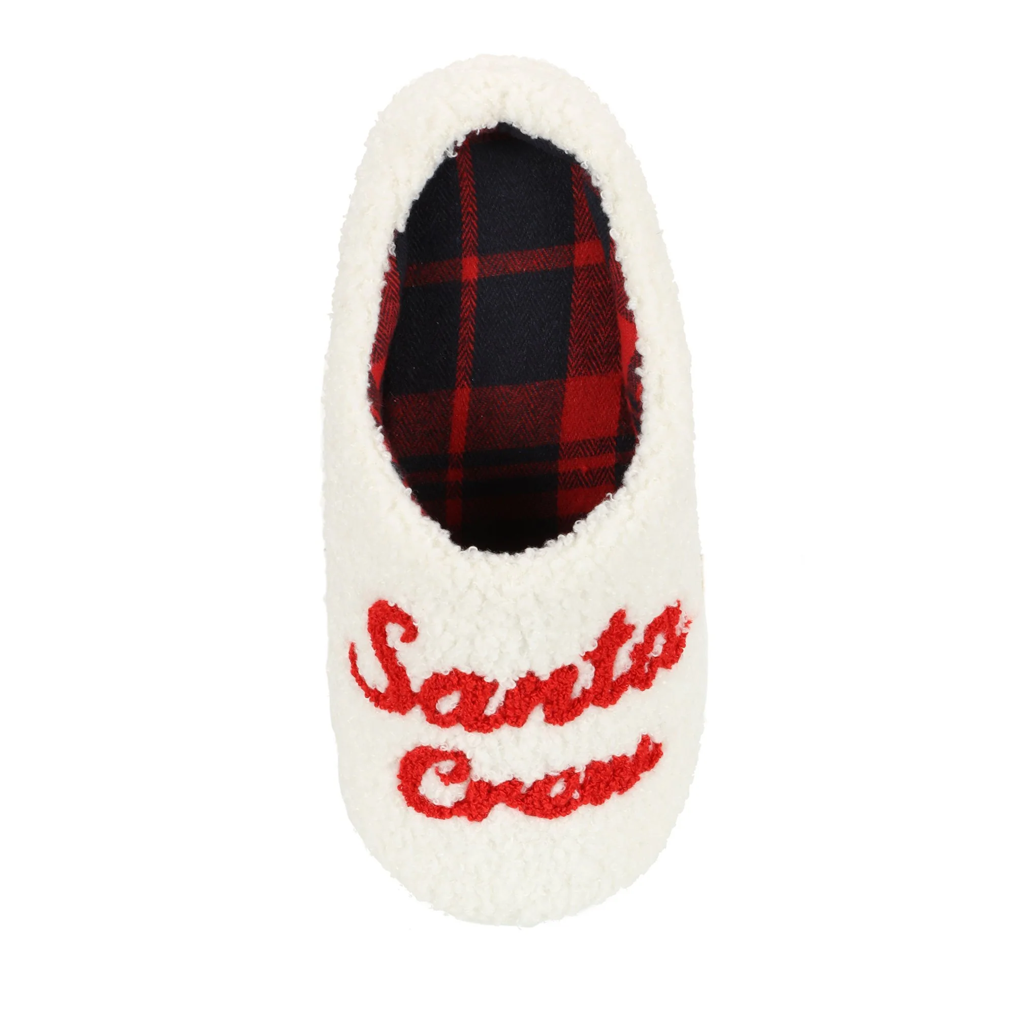 Chaussons bouclette Santa crew 36/41 - Blanc - Image 5