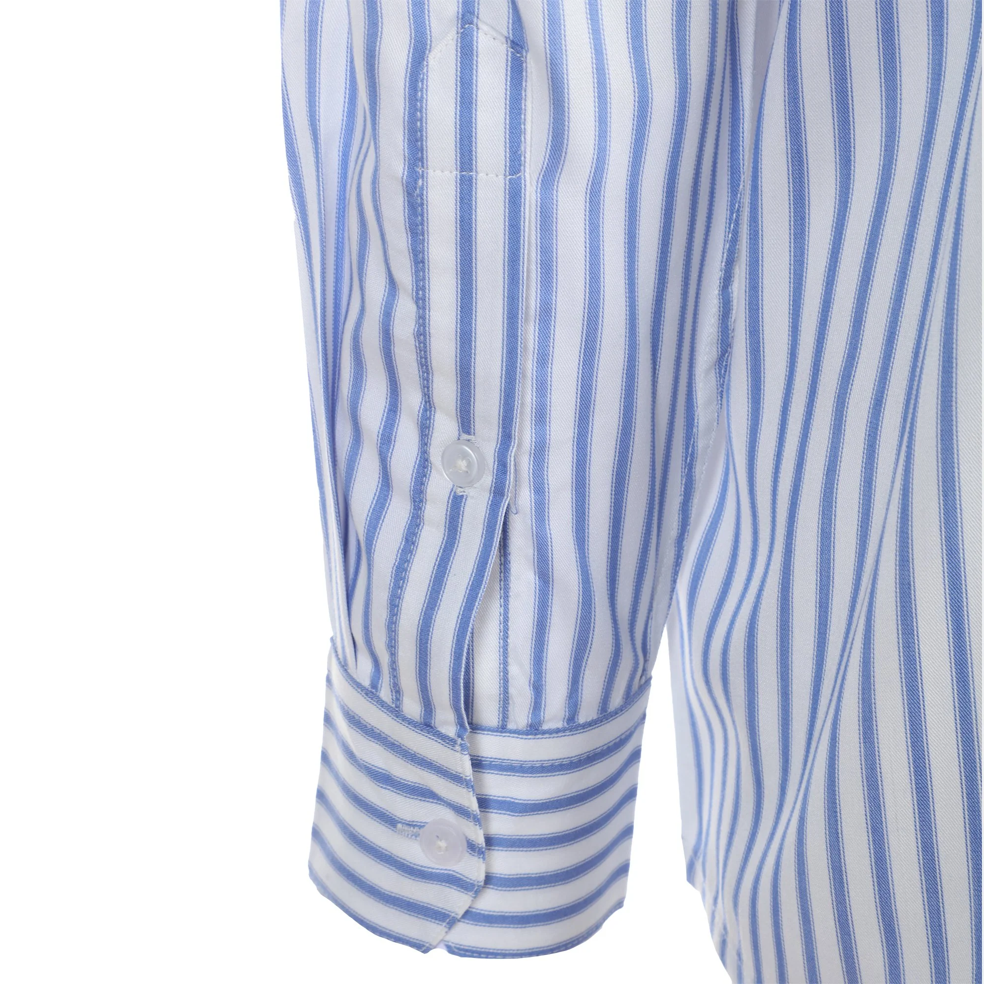 Chemise à rayures  - Blanc - Image 4