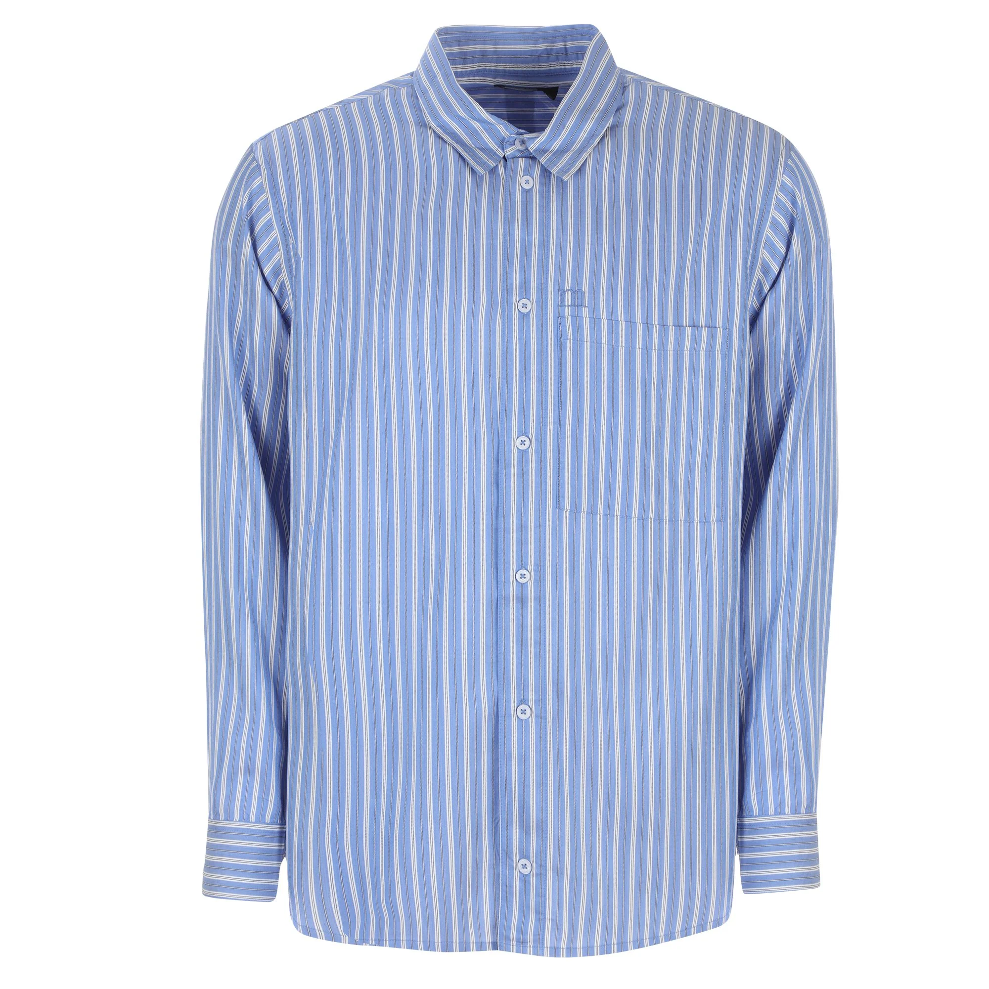 Chemise à rayures  - Bleu