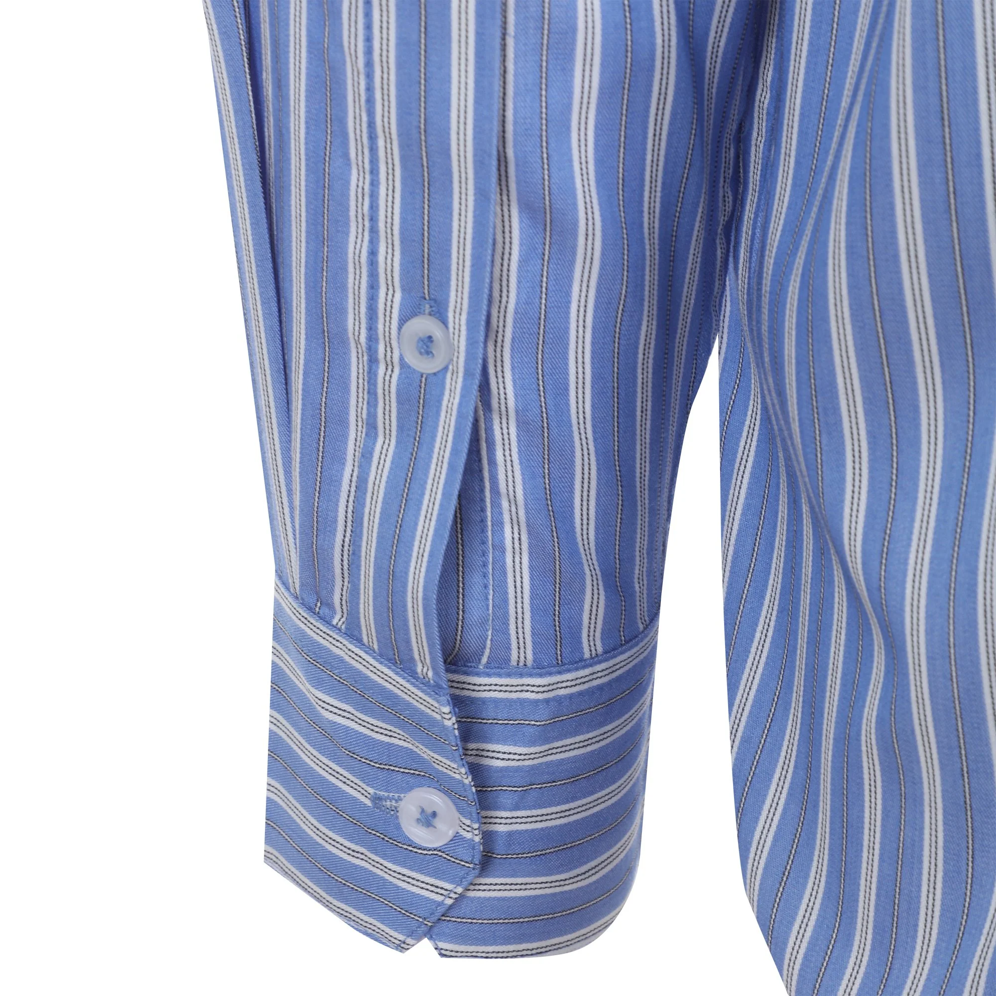Chemise à rayures  - Bleu - Image 4