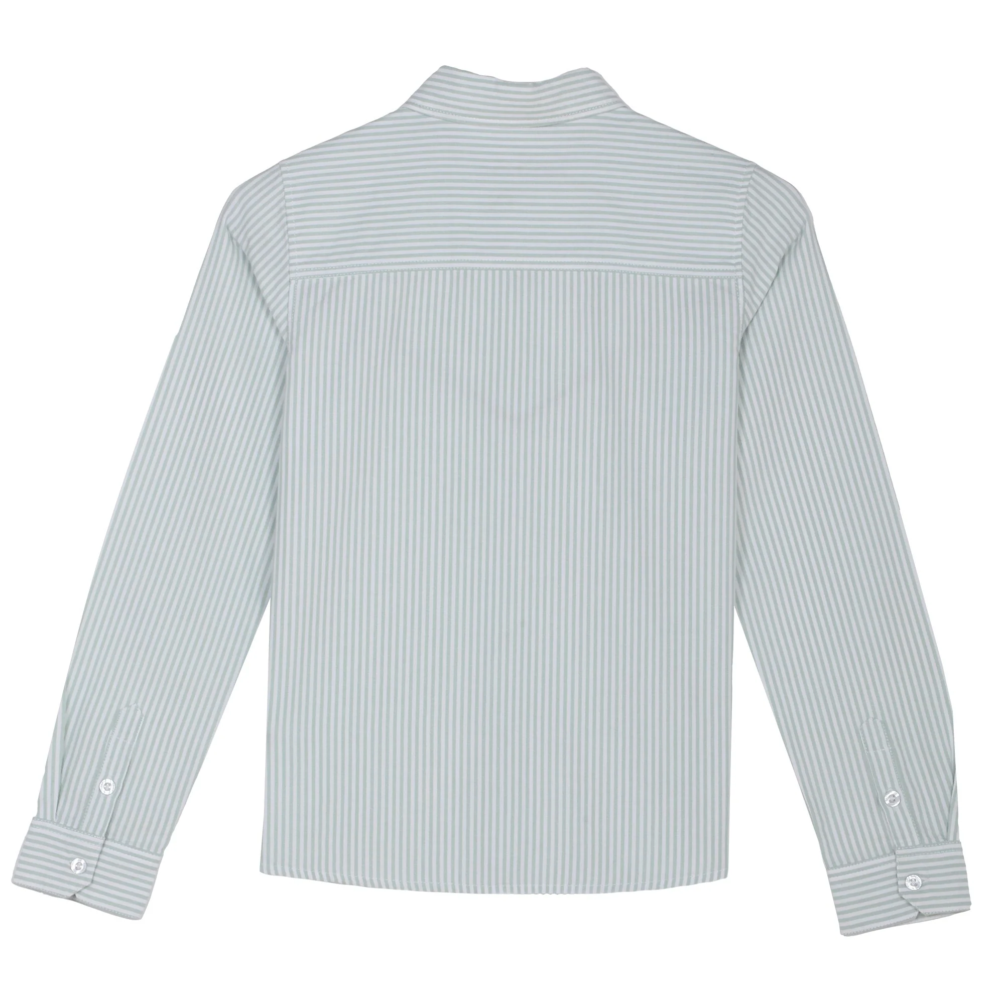 Chemise avec broderie - Vert - Image 2