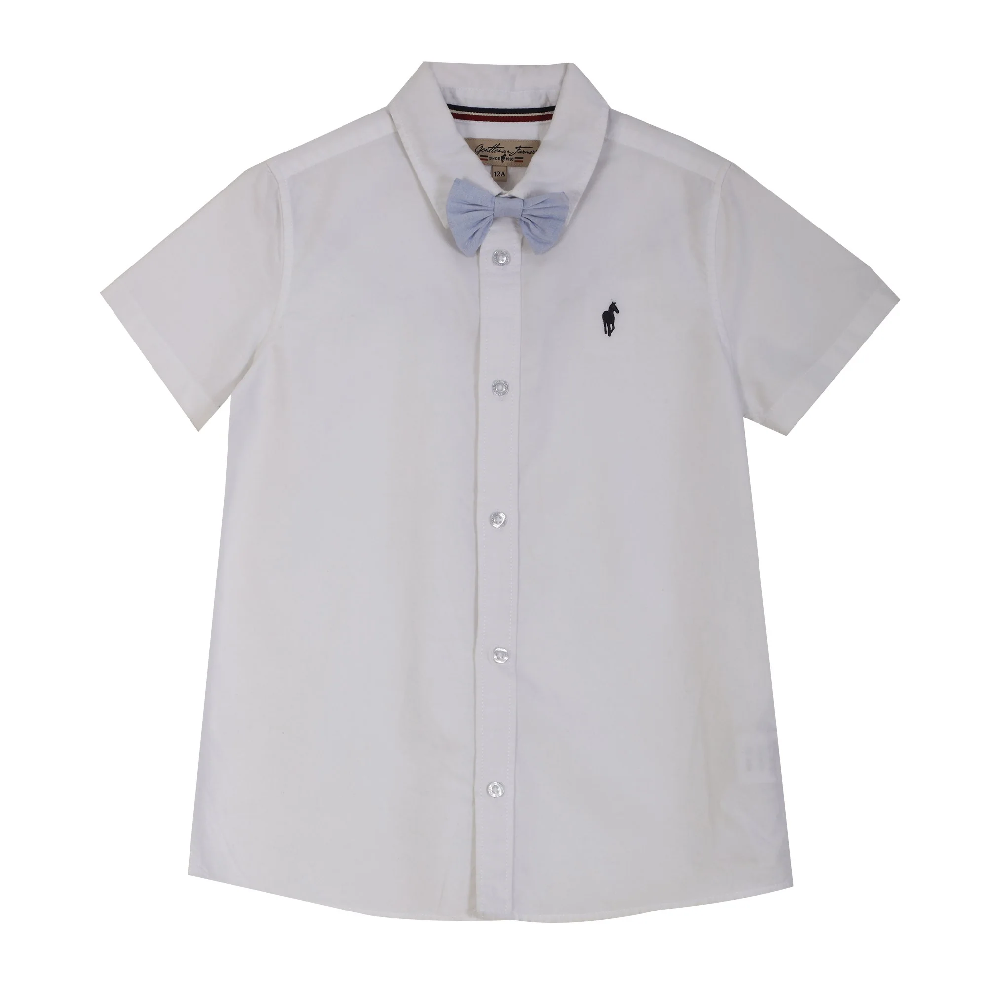 Chemise avec nœud papillon - Imprimé