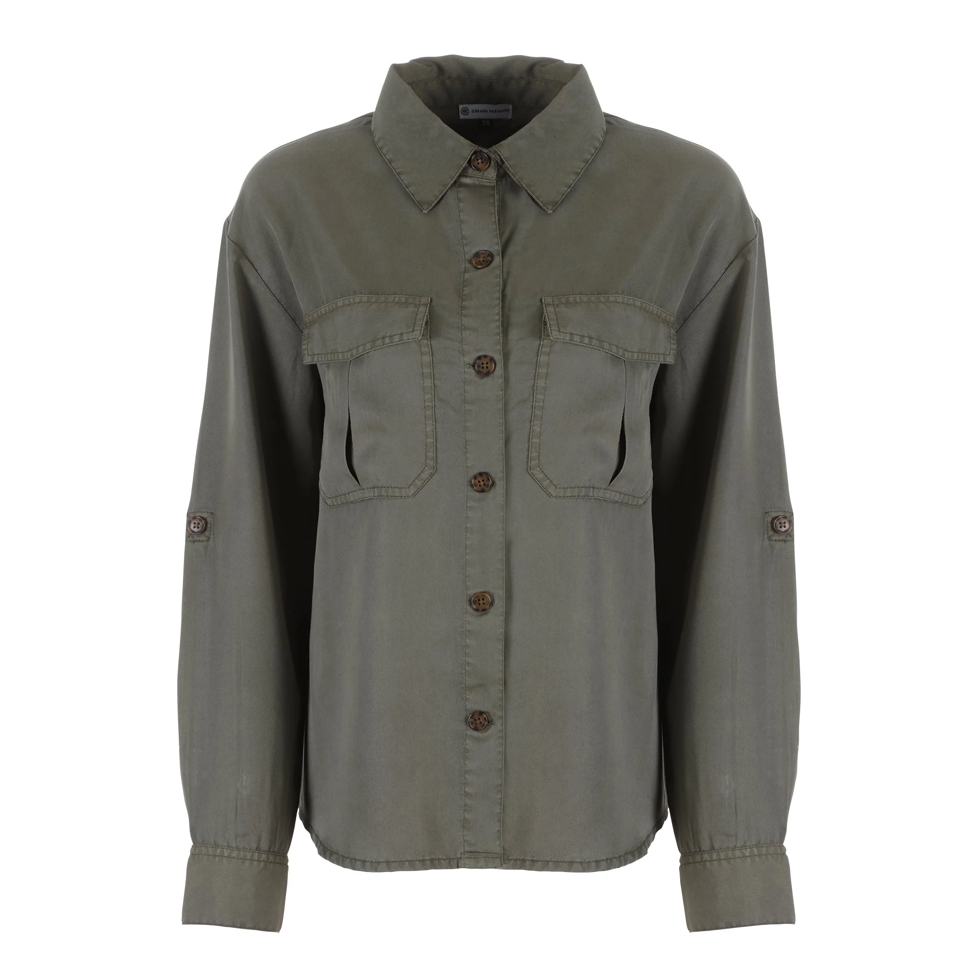 Chemise avec poches - Kaki