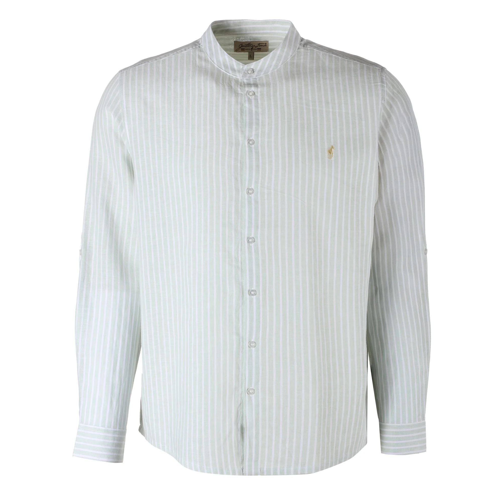 Chemise col mao - Vert