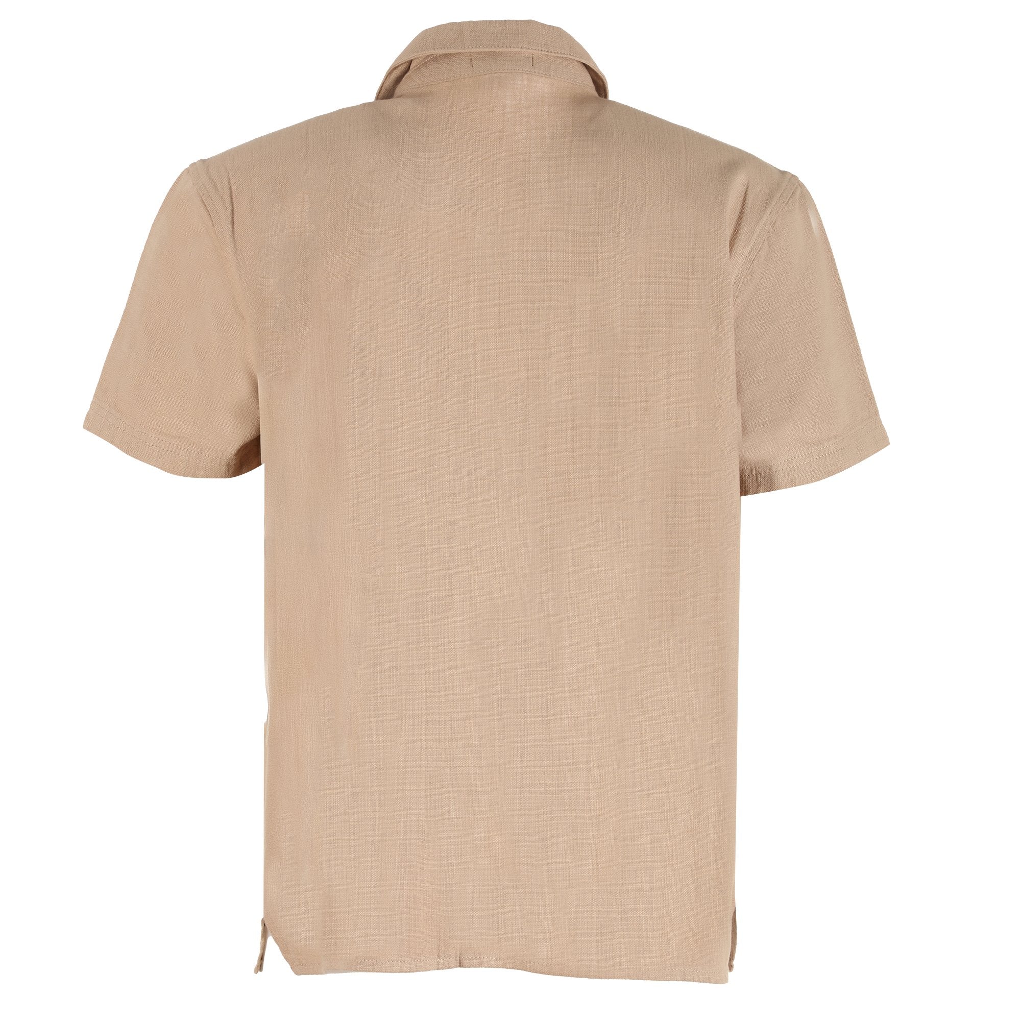 Chemise double poches - Beige - Image 2