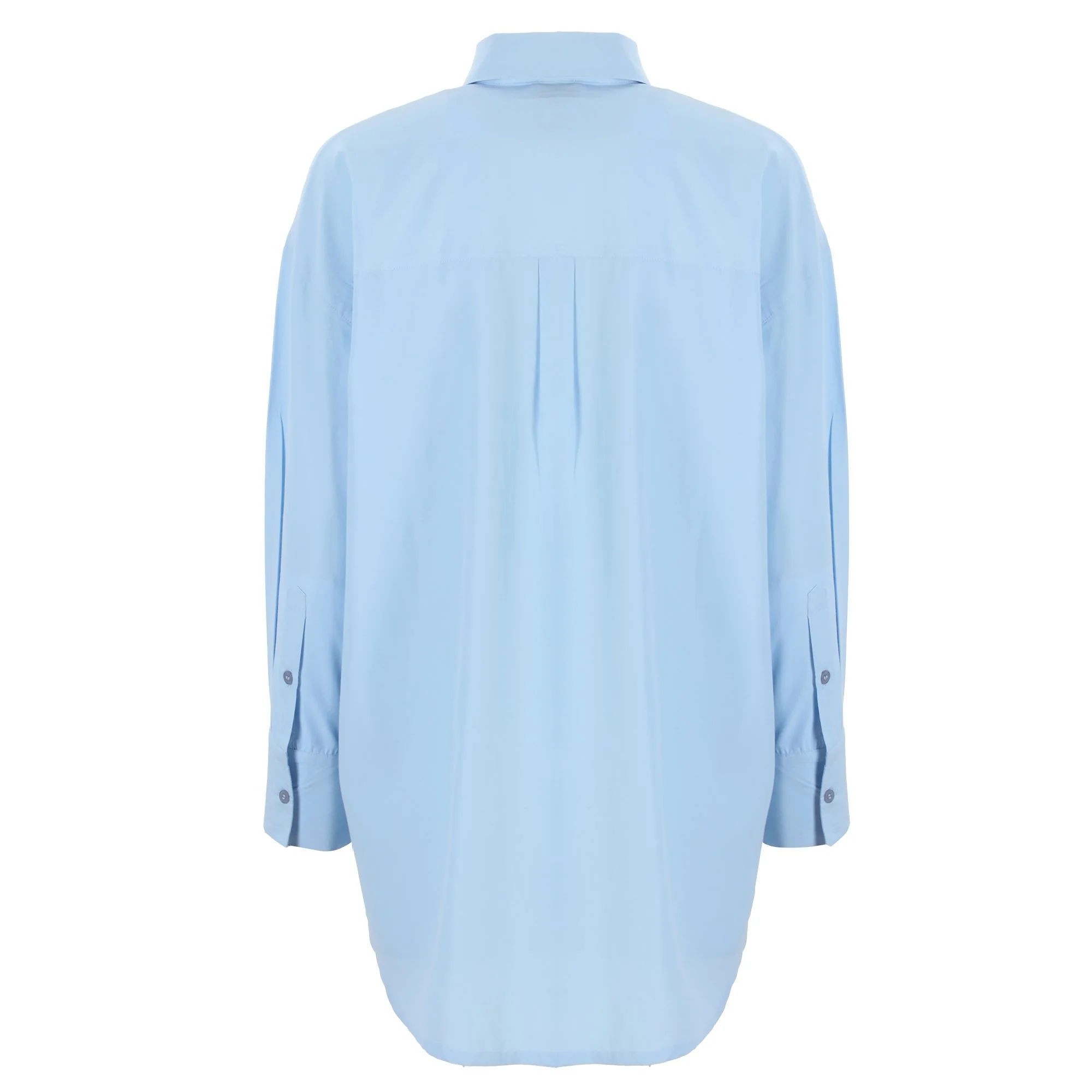 Chemise en popeline - Bleu - Image 2