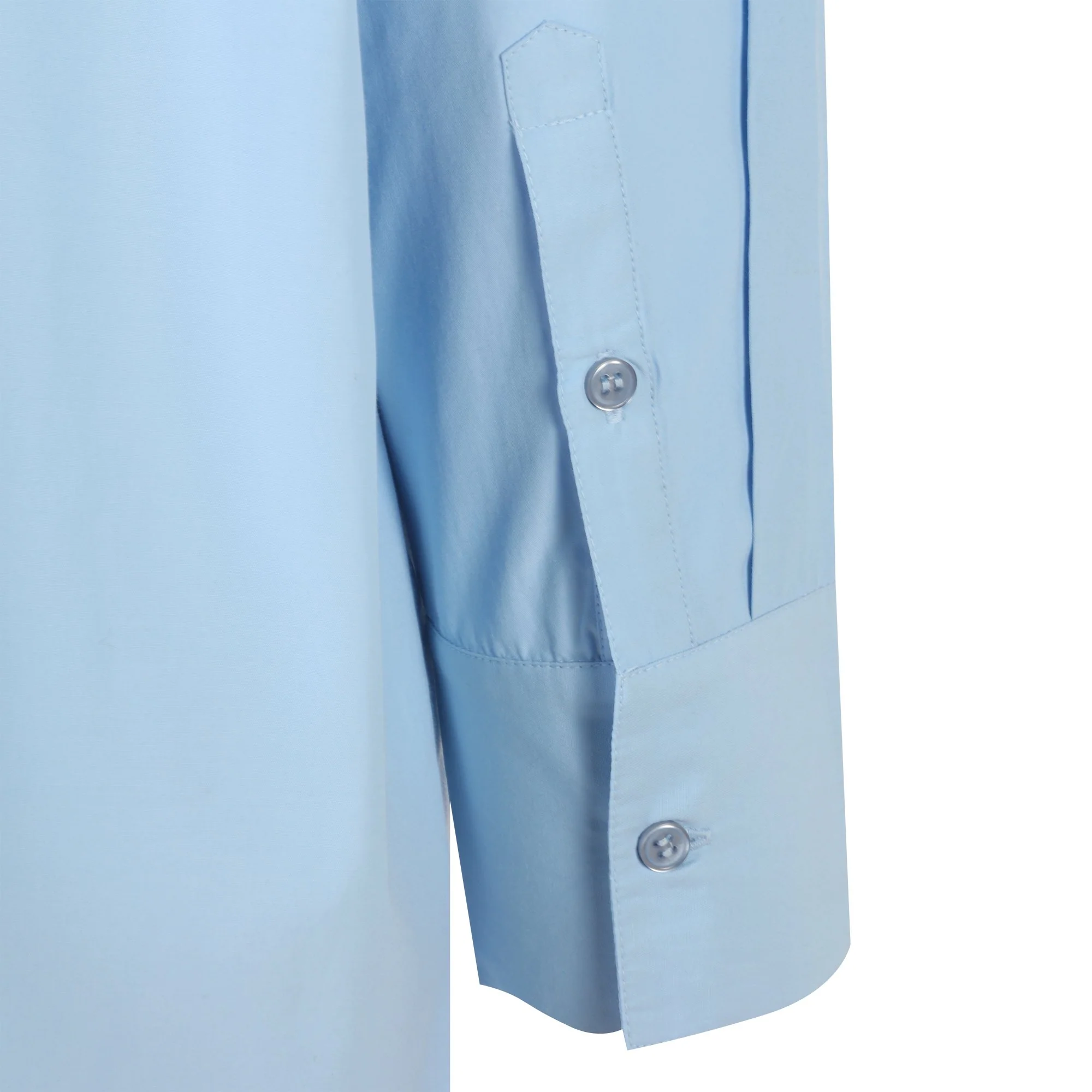 Chemise en popeline - Bleu - Image 3