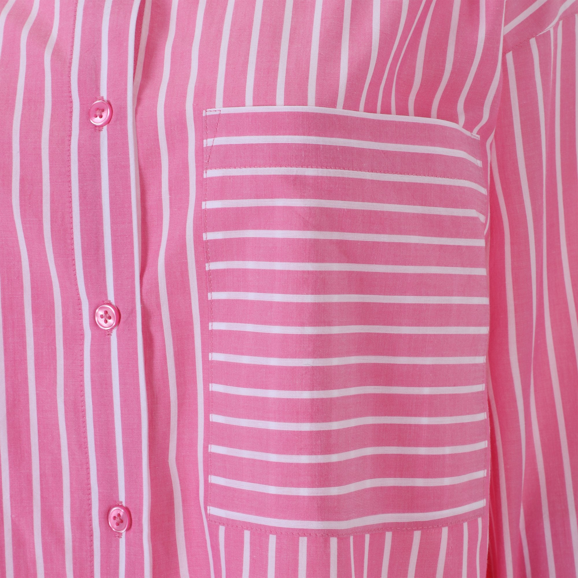 Chemise en popeline  - Bleu - Image 3
