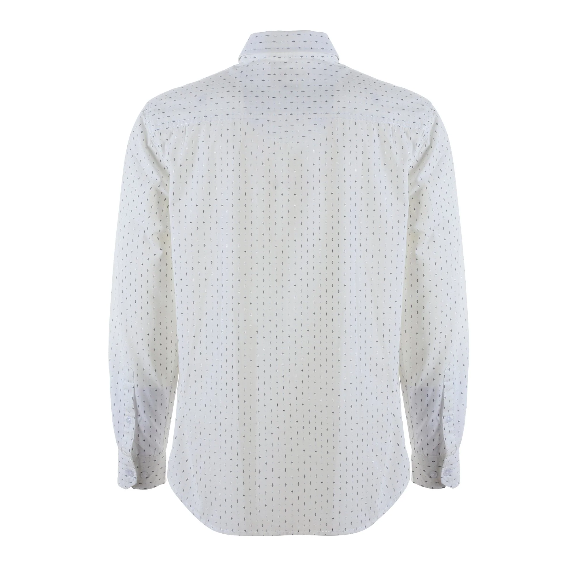 Chemise manche longue - Blanc - Image 2