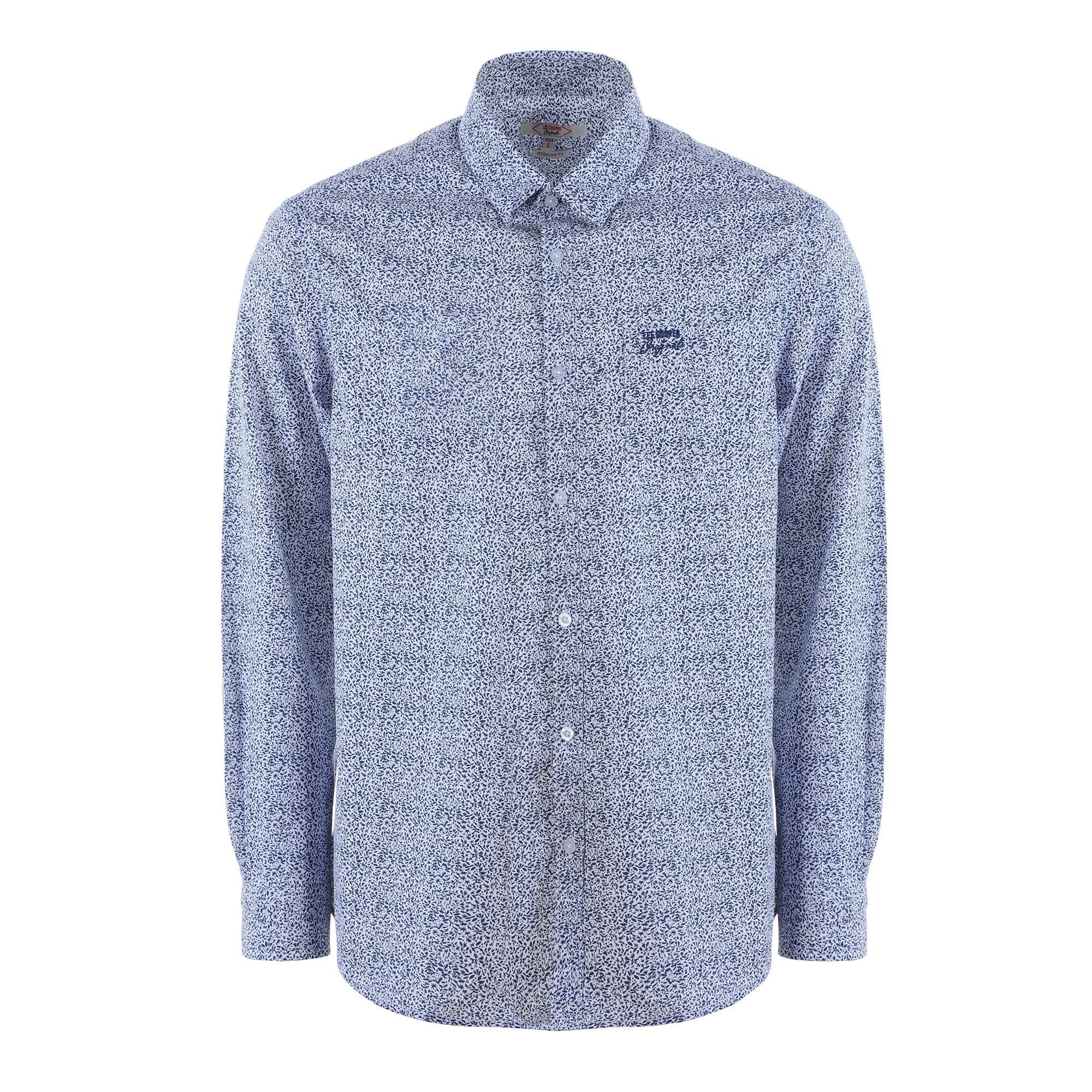 Chemise manche longue  - Bleu