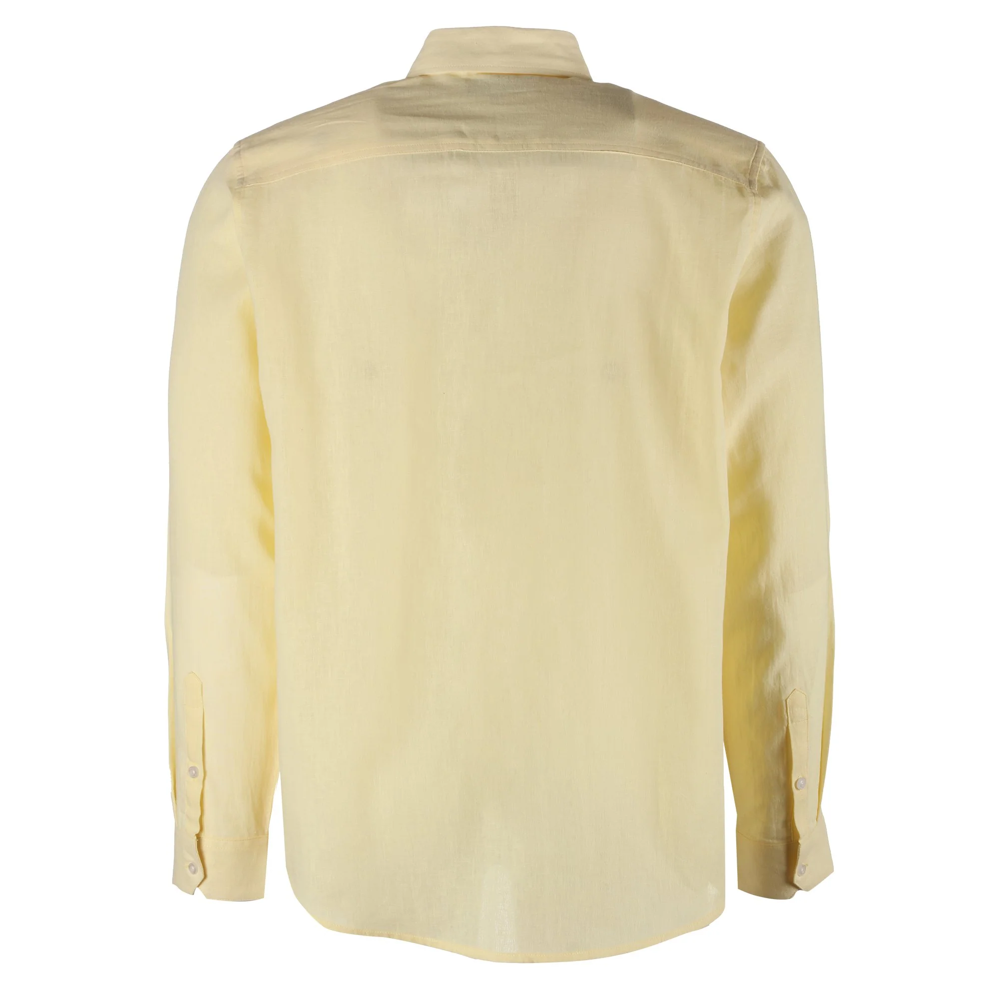 Chemise manche longue - Jaune - Image 2