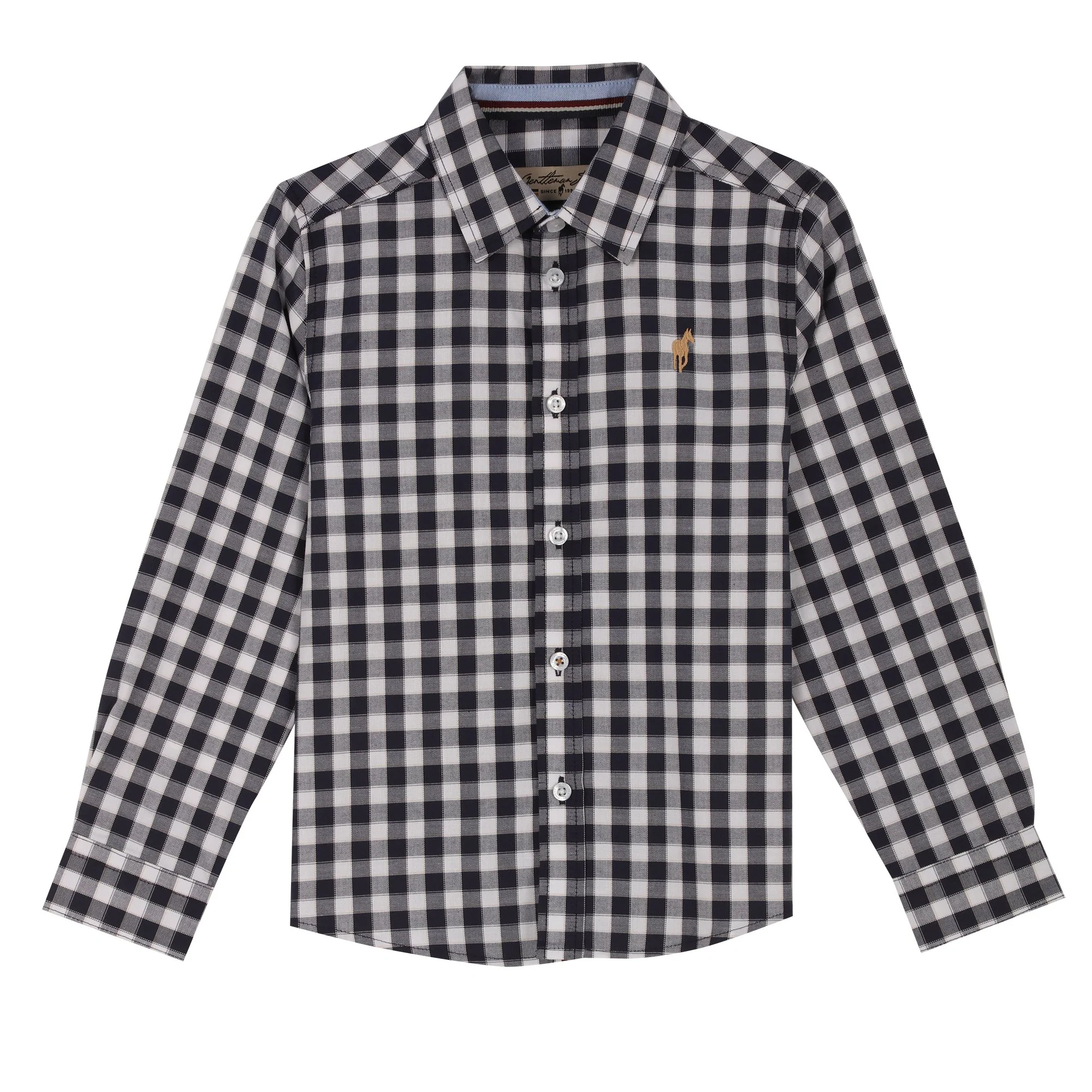Chemise manches longues avec broderie 3/12 ans - Imprimé - Image 3