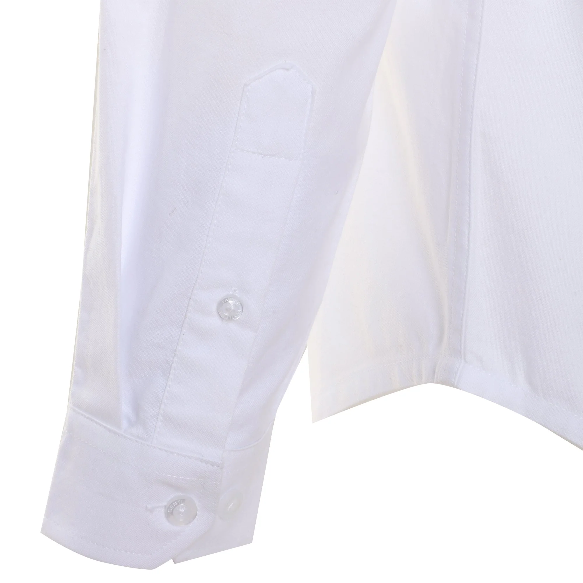 Chemise manches longues - Blanc - Image 4