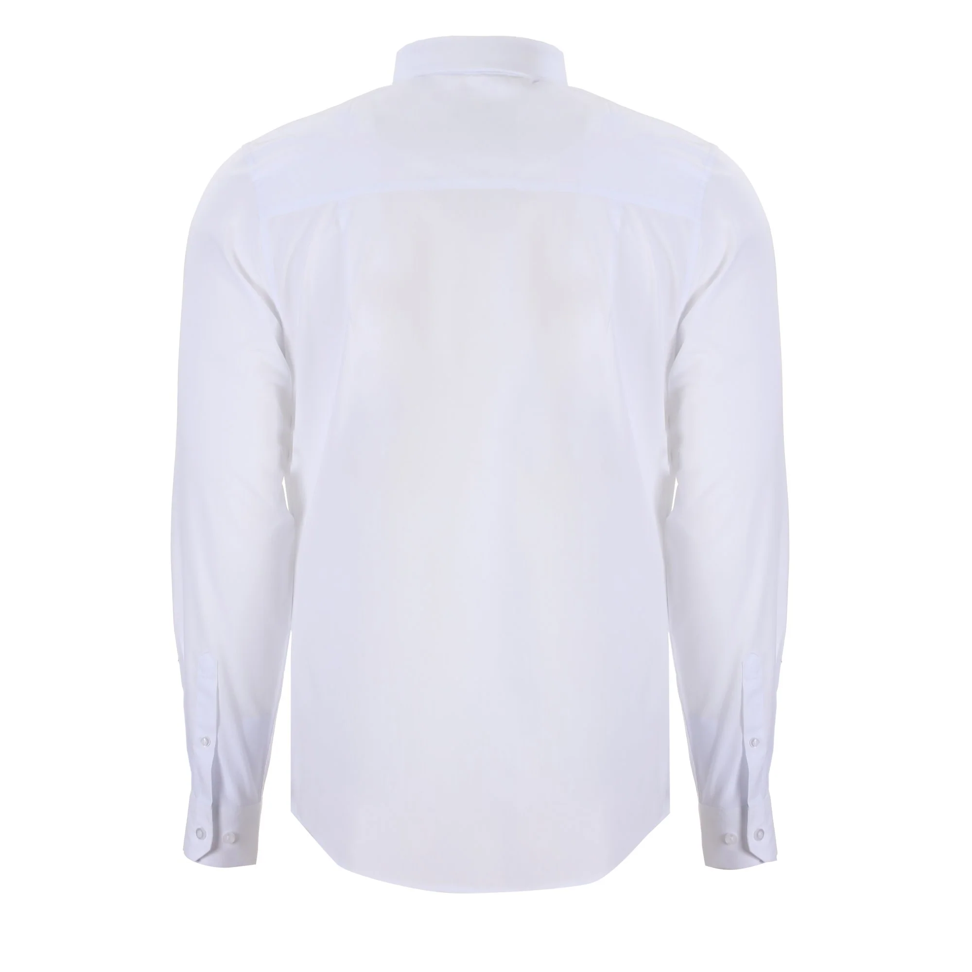 Chemise manches longues - Blanc - Image 2