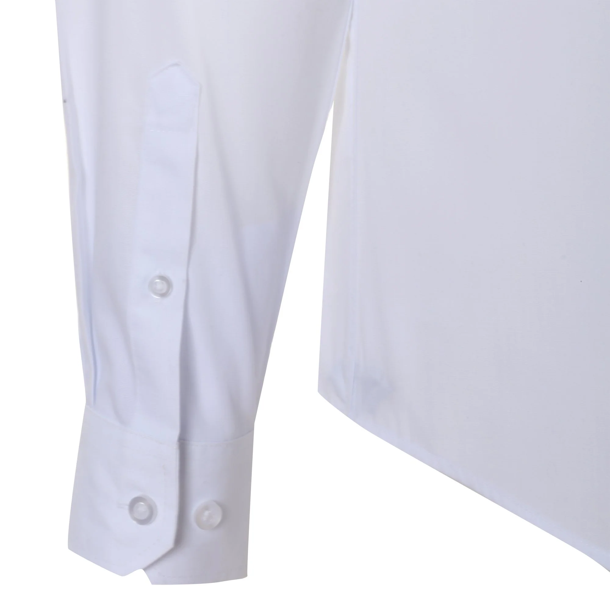 Chemise manches longues - Blanc - Image 3