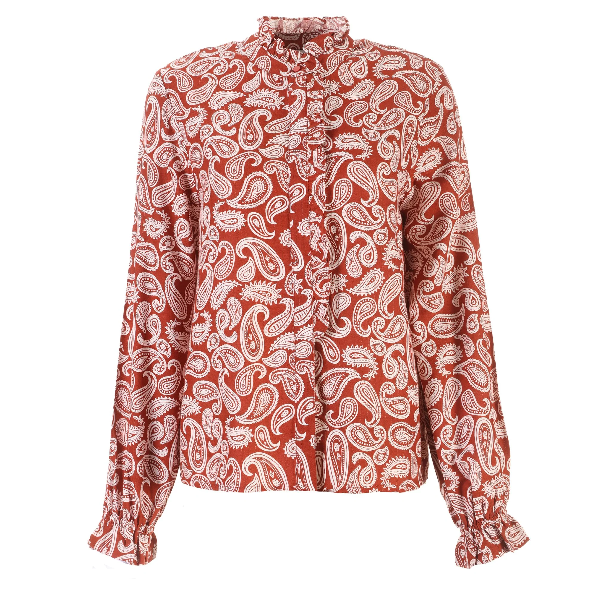 Chemise manches longues - Rouge