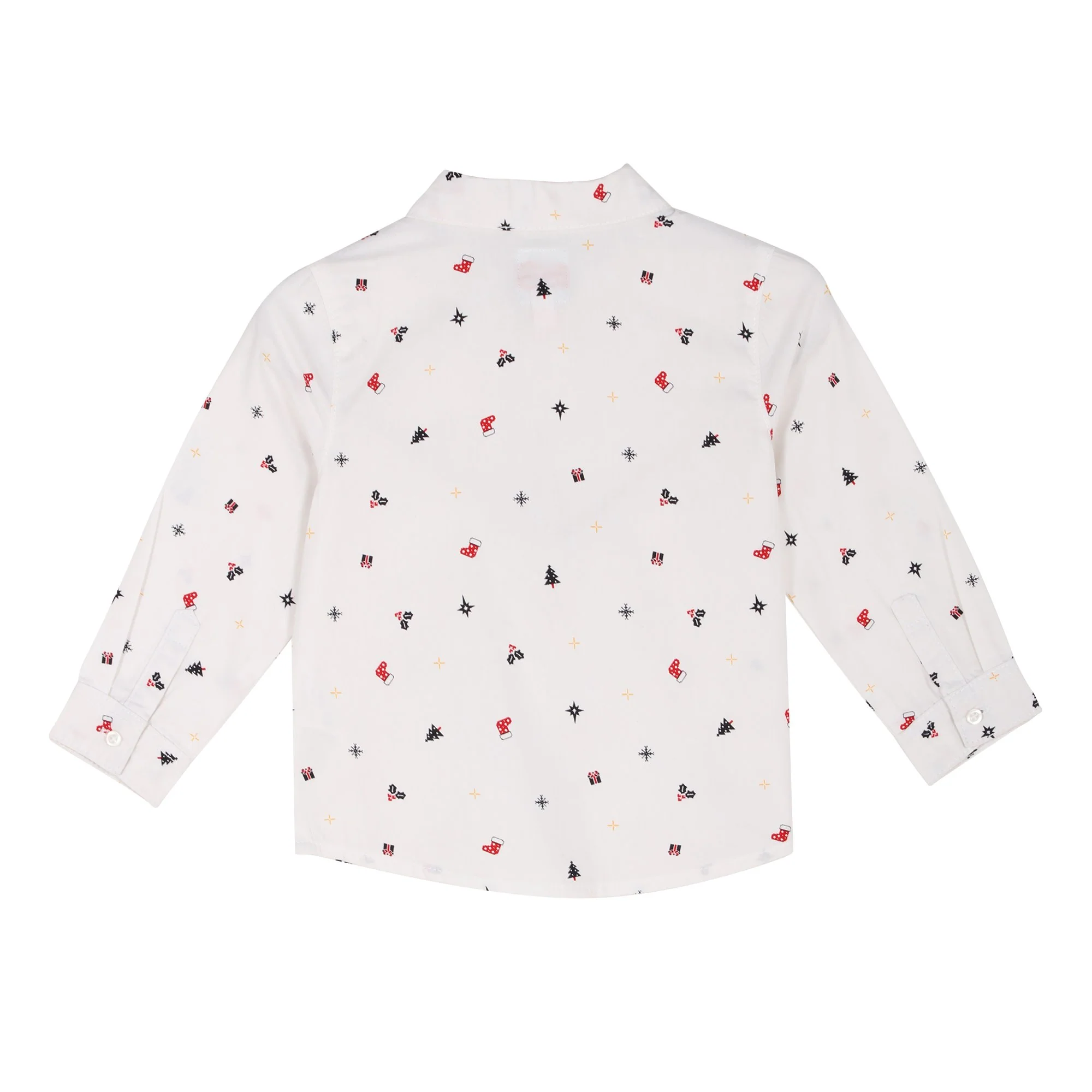 Chemise motifs Noël 3/12 ans - Blanc - Image 2