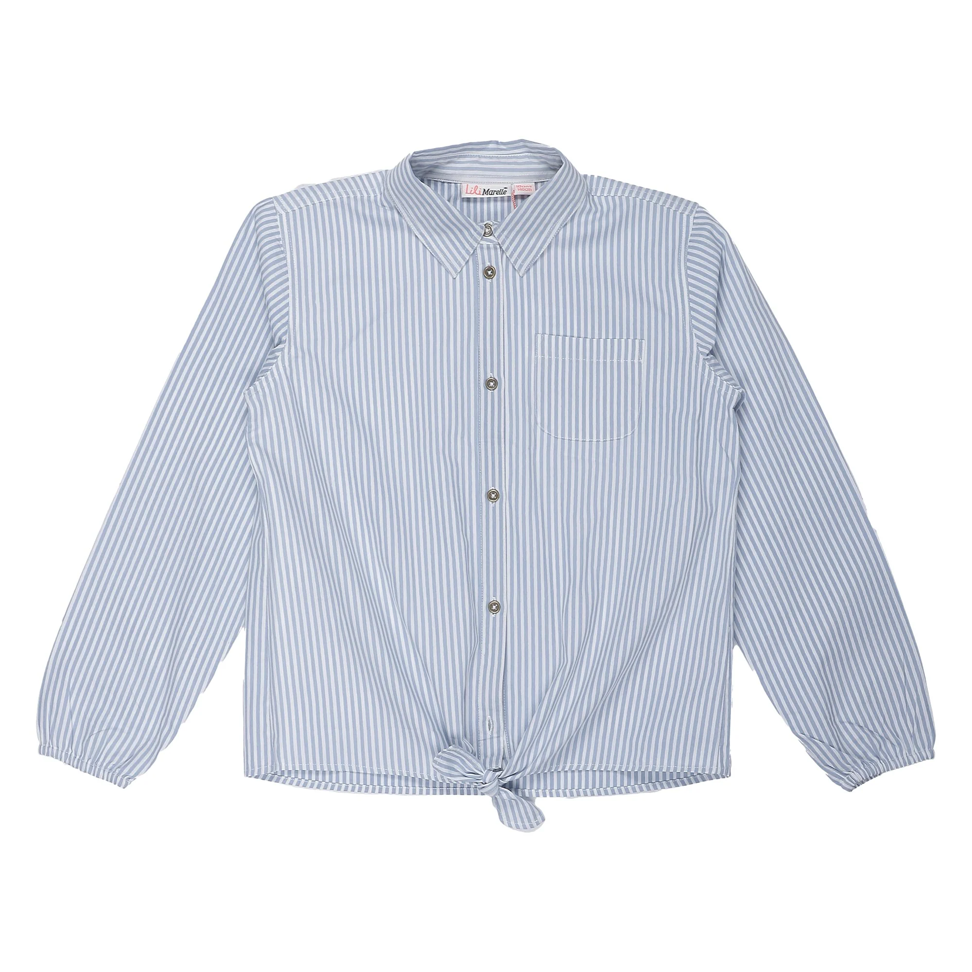 Chemise nouée 3/10 ans - Blanc - Image 4