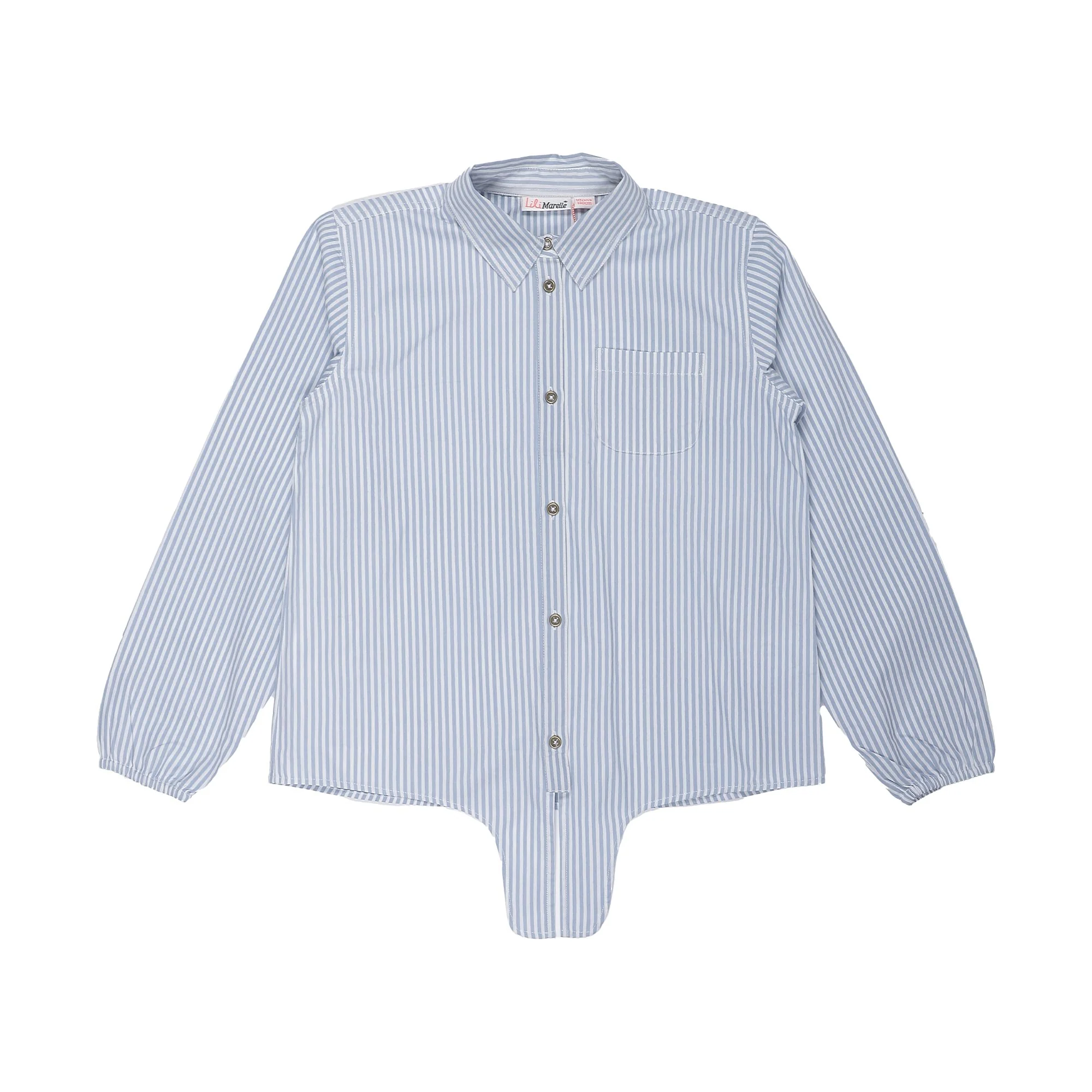 Chemise nouée 3/10 ans - Blanc - Image 5