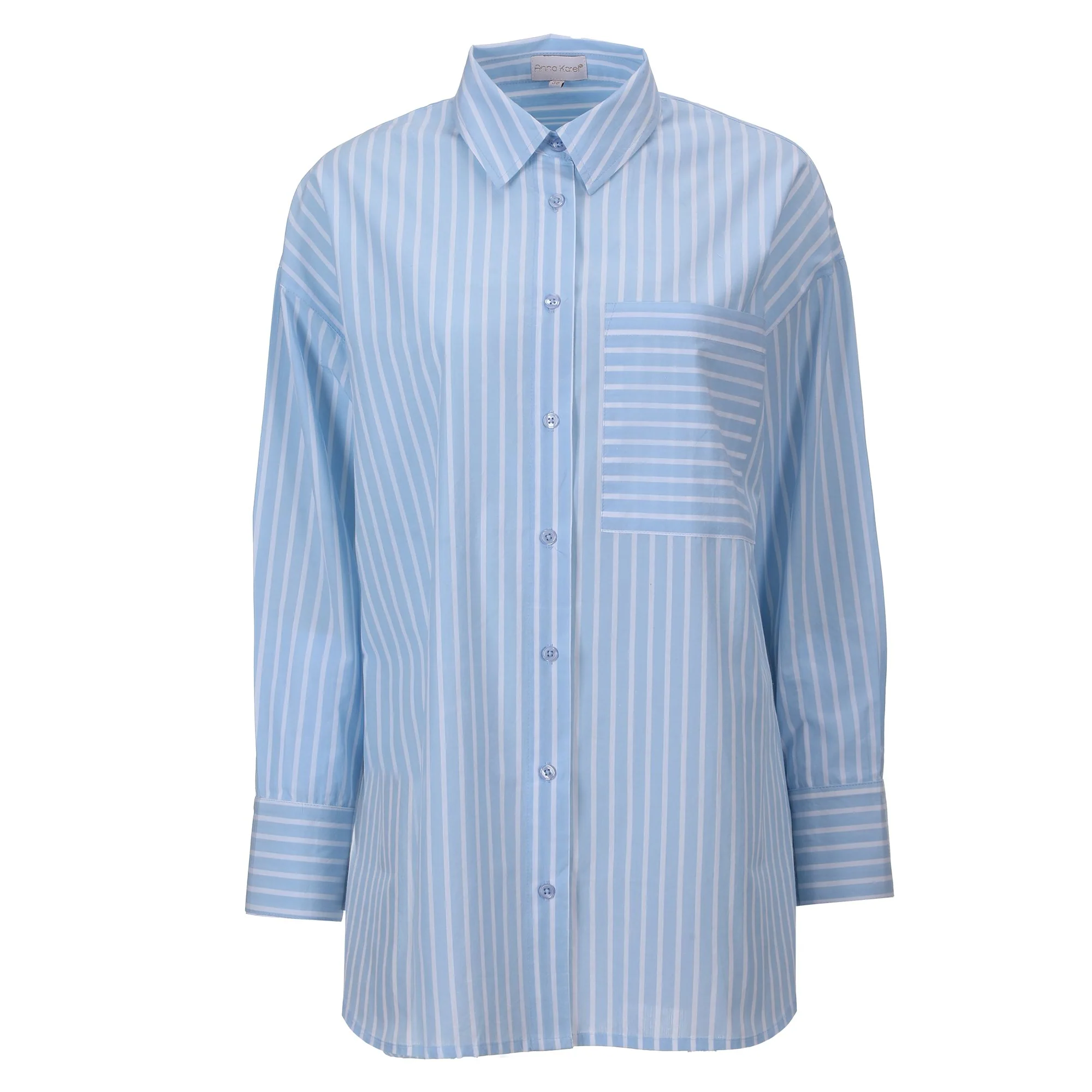 Chemise Popeline - Bleu