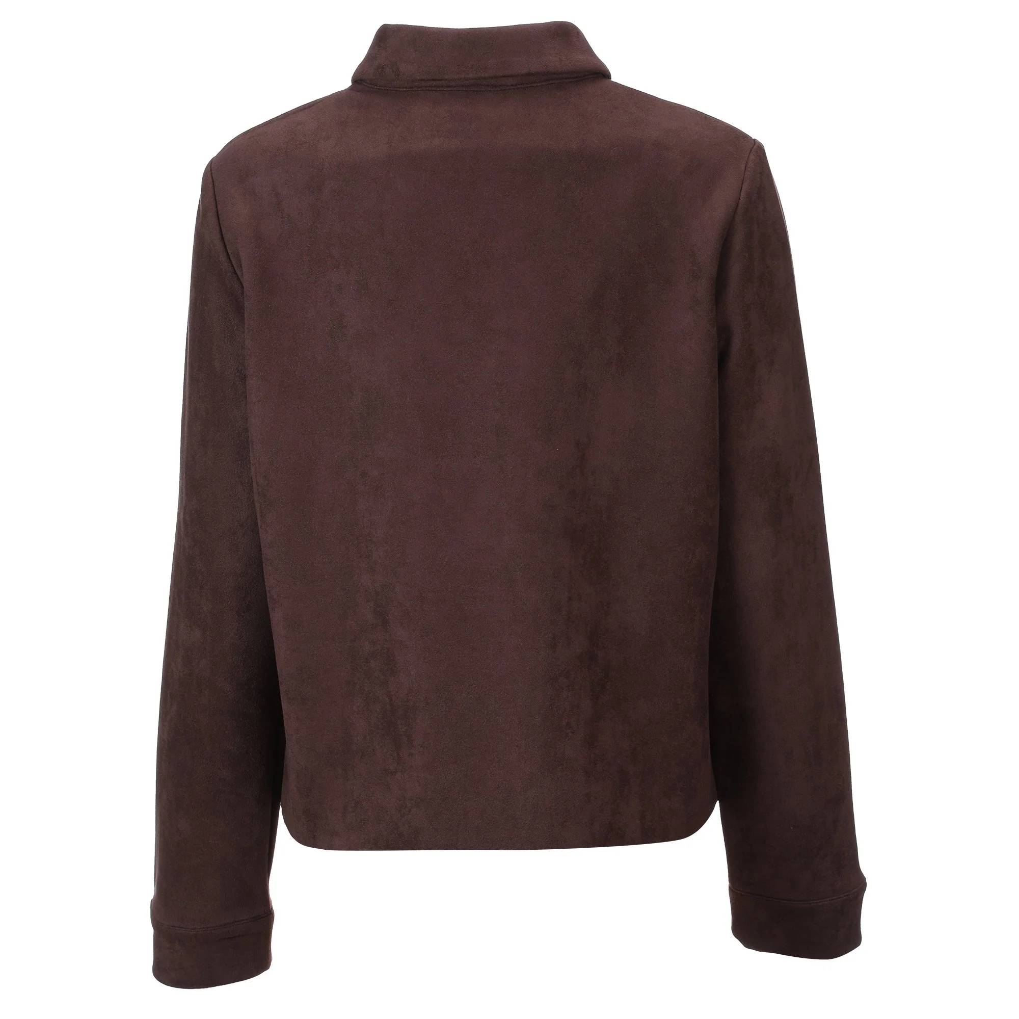 Chemise Suédine - Marron - Image 2