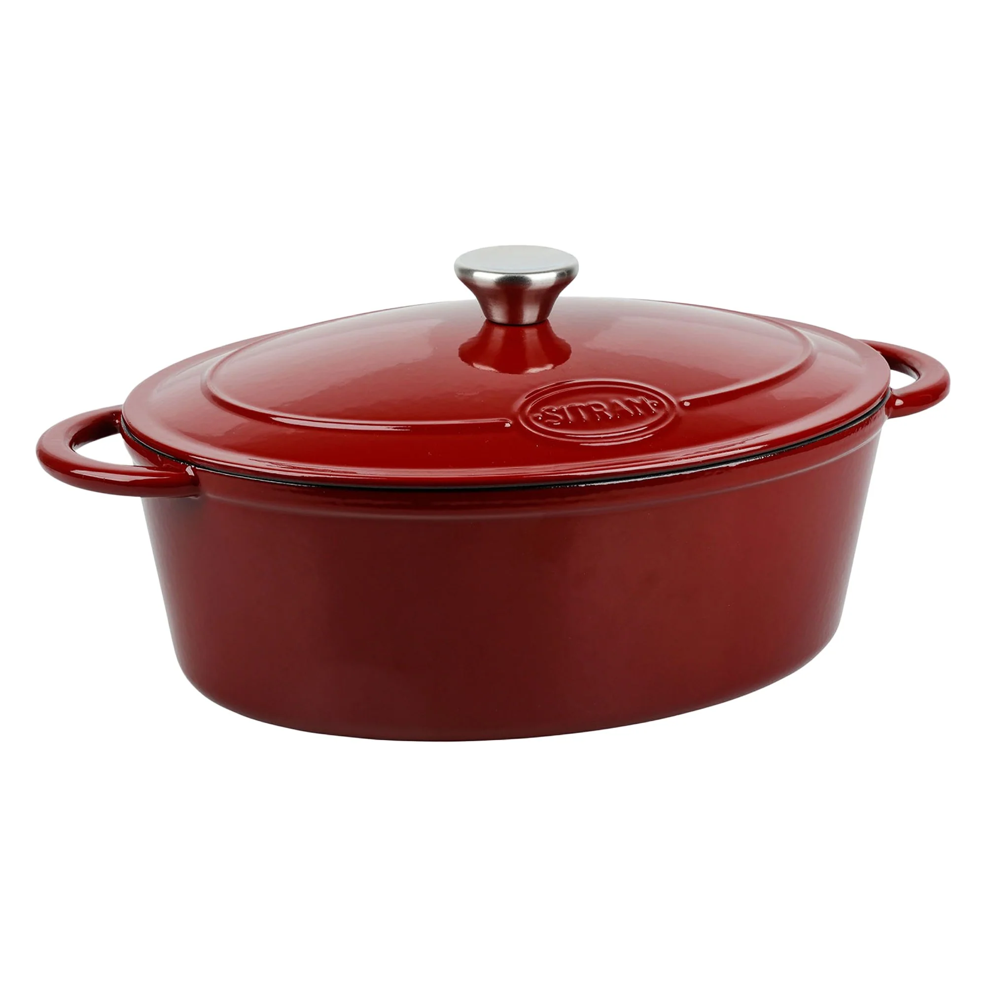 Cocotte fonte d'acier ovale - 4L