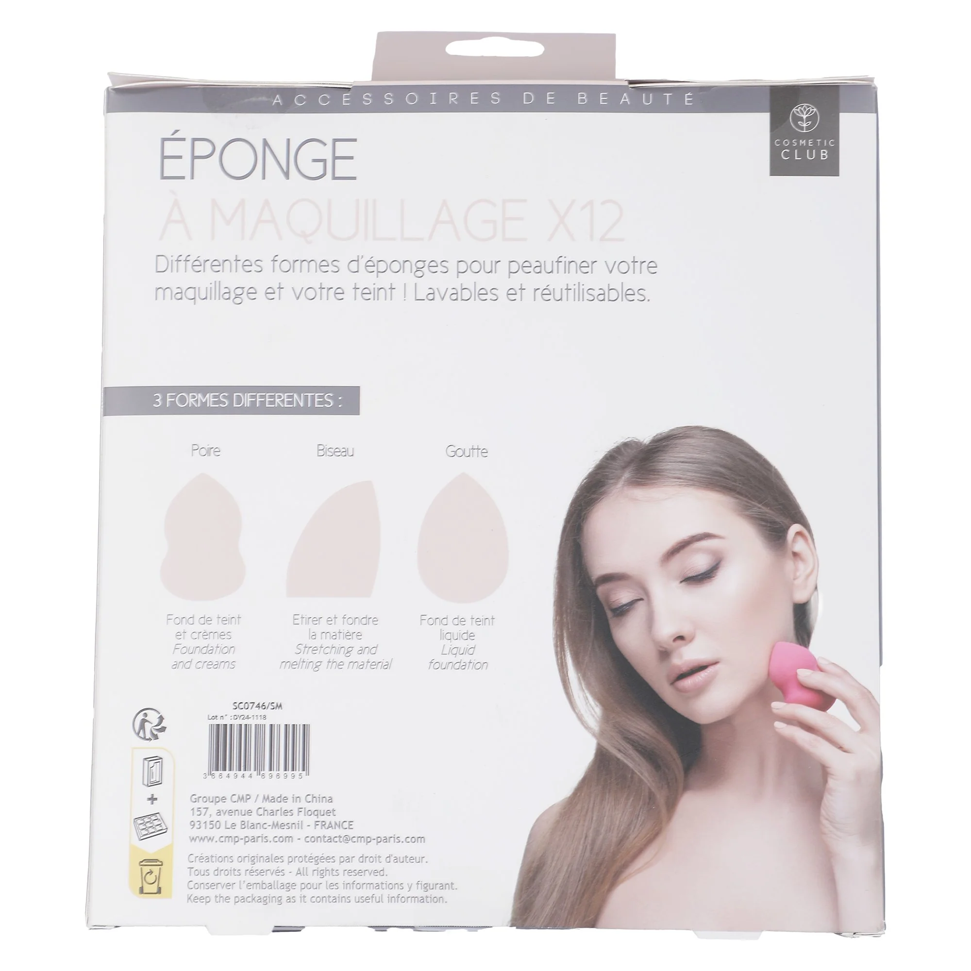 COFFRET 12 EPONGES A MAQUILLAGE - Image 2