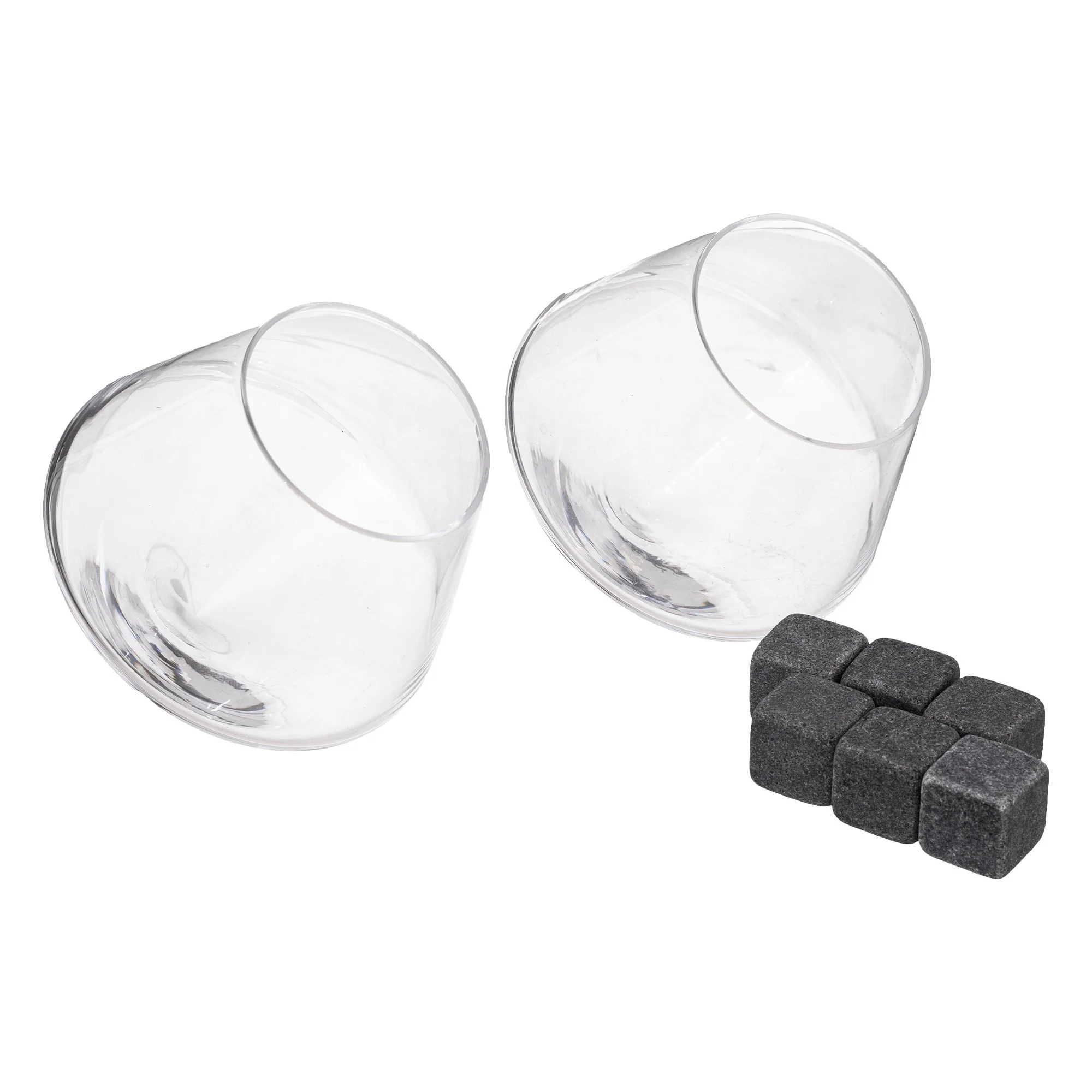 Coffret 2 verres Ă whisky et pierres - Image 2