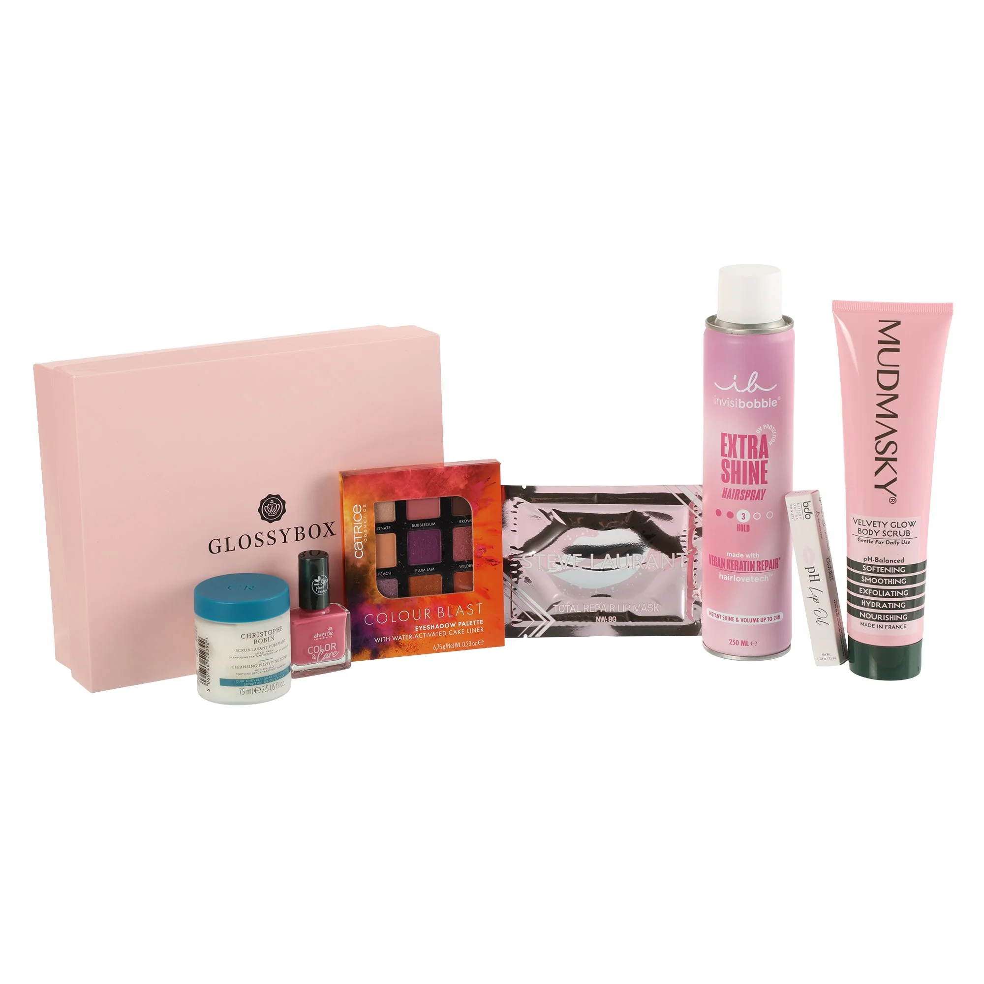 Coffret beauté 7 pièces soins et maquillage Glossybox