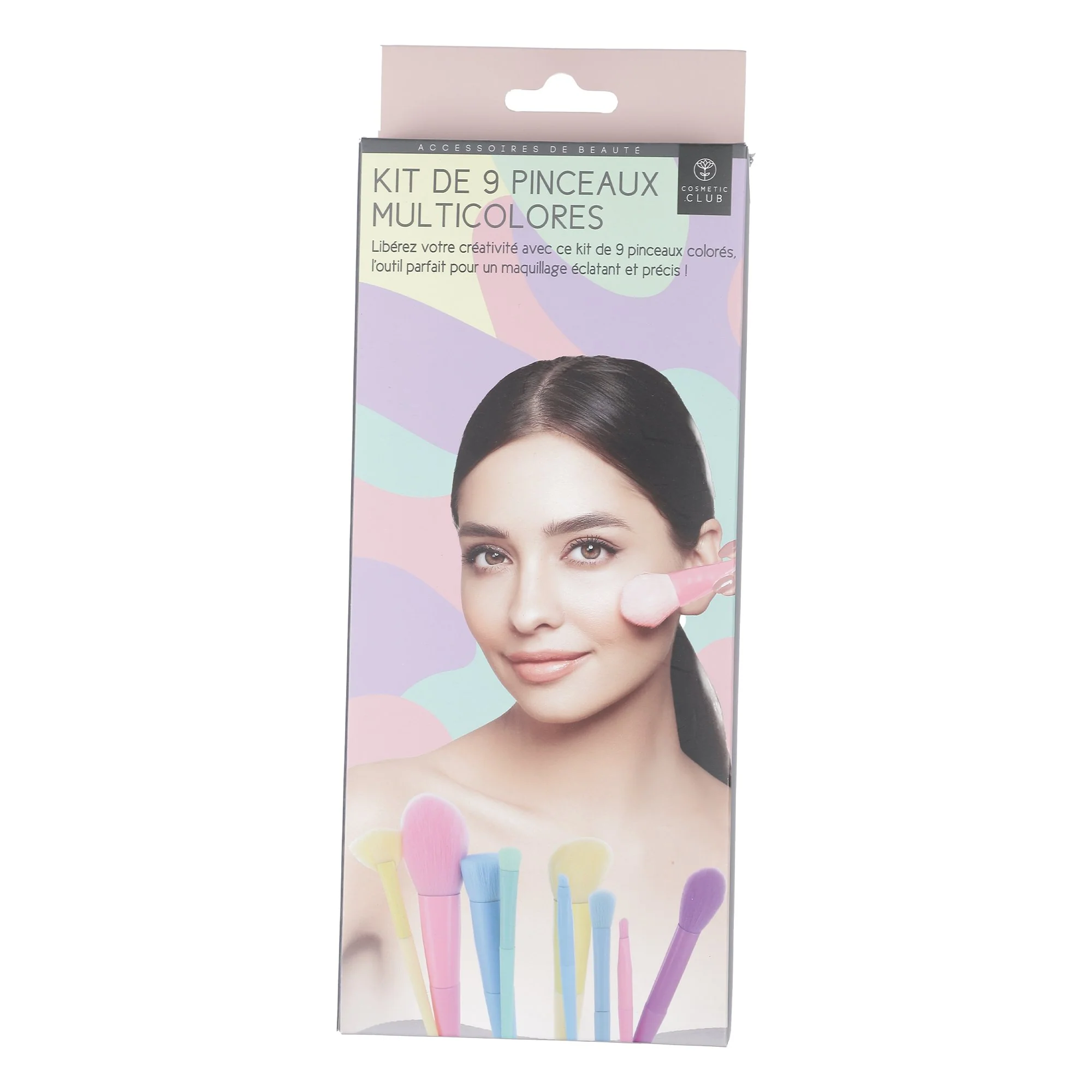 Coffret de 9 pinceaux à maquillage
