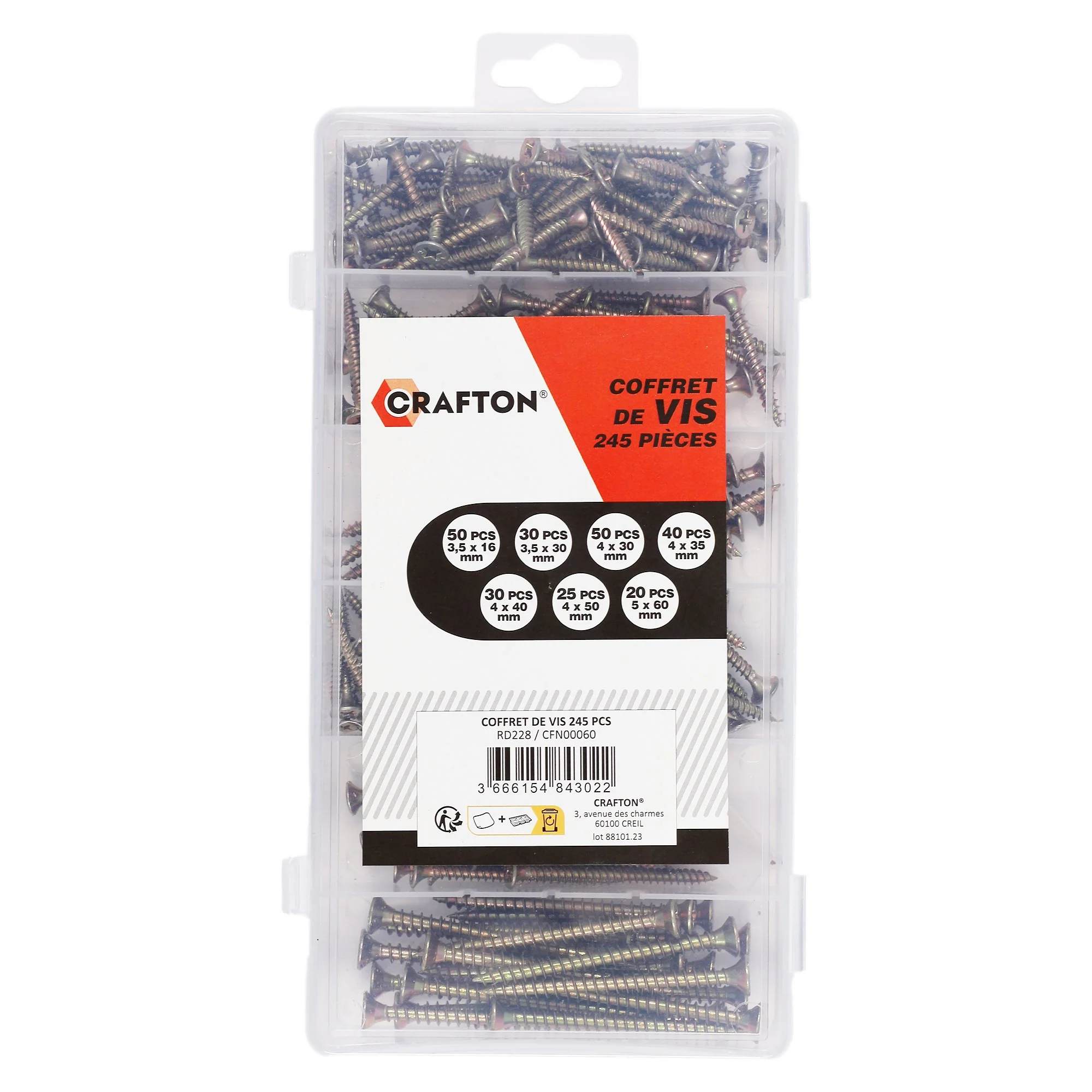 Coffret de vis 245 Pieces
