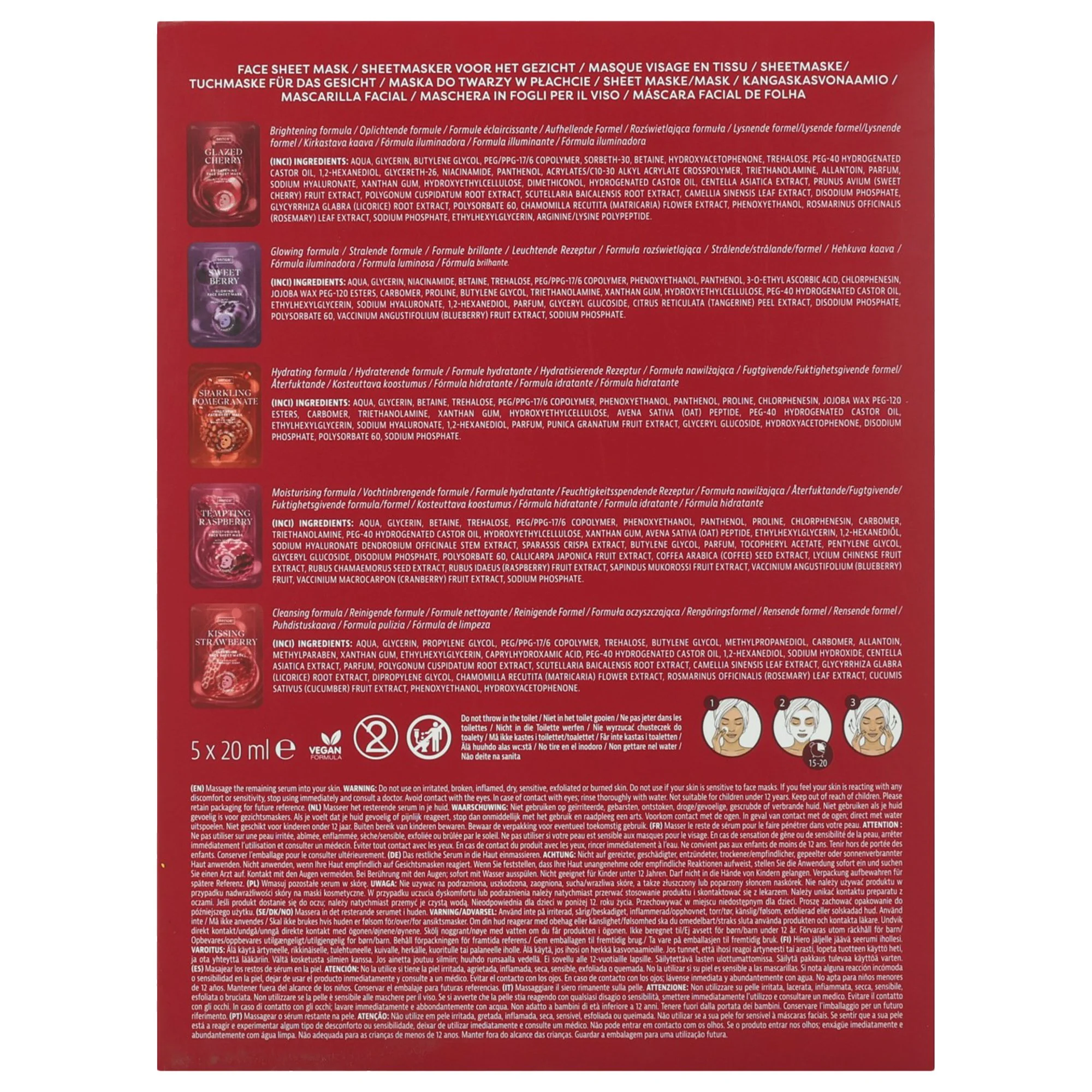Coffret Night Luxe masques tissus - Image 2