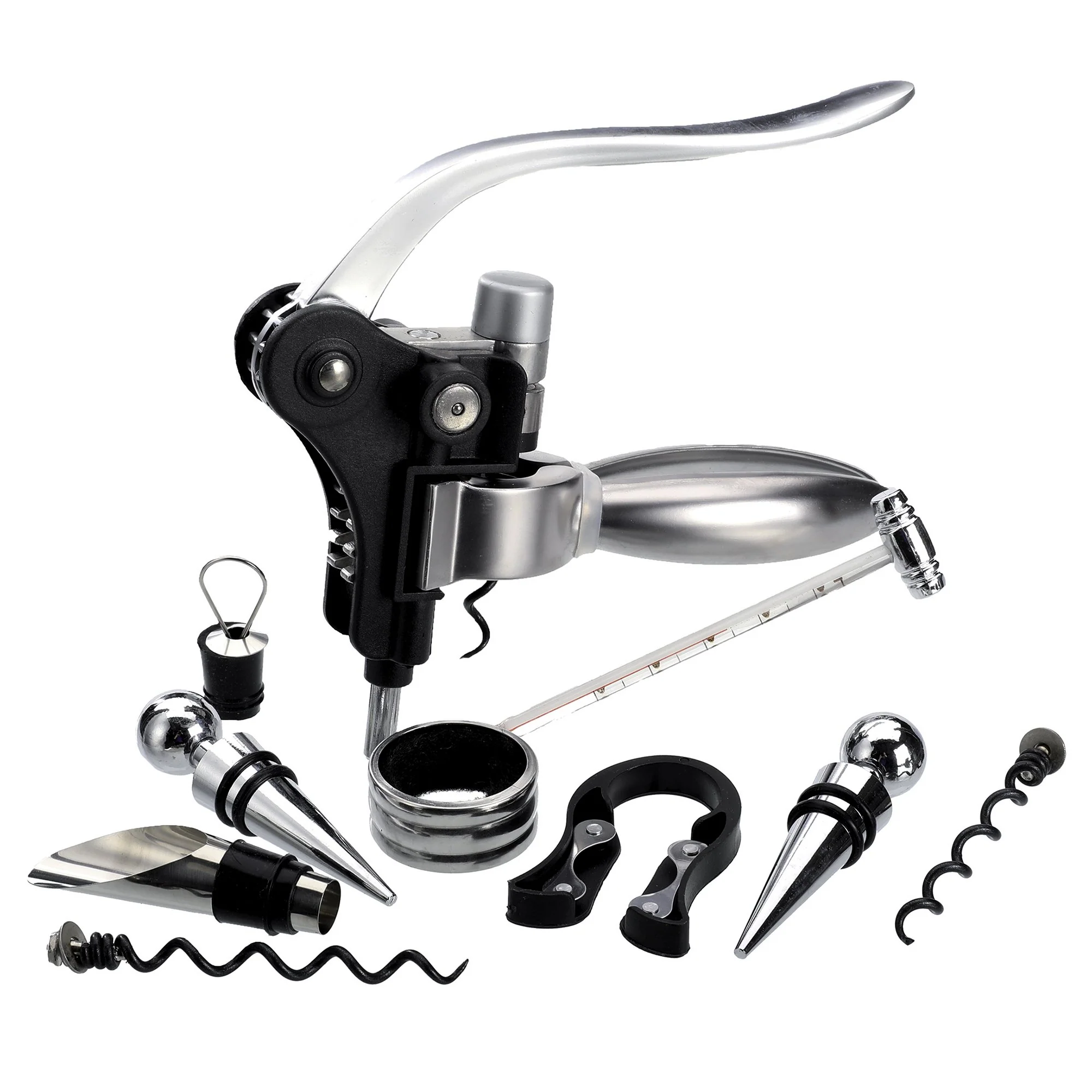 Coffret sommelier en bois 9 pièces