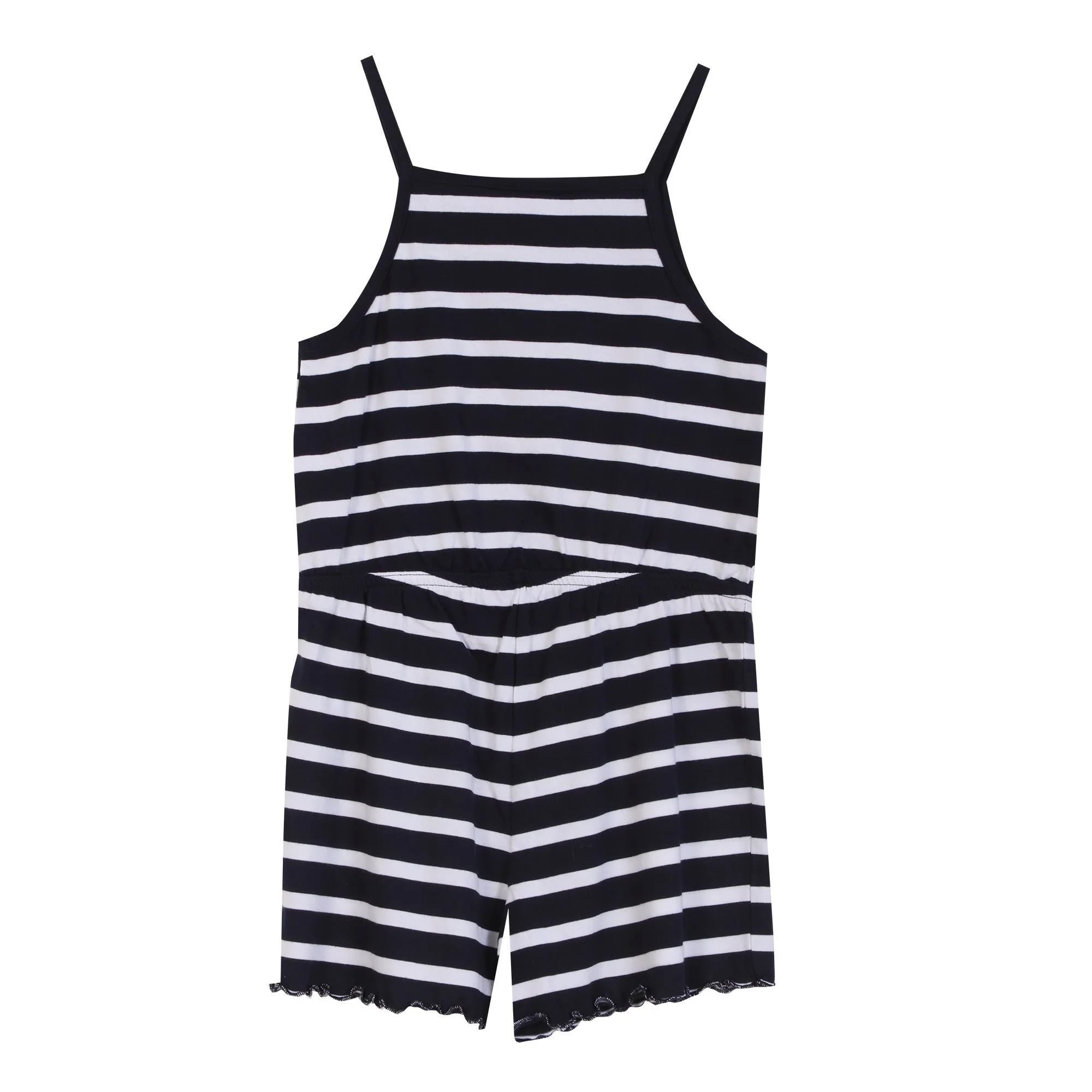 Combi short marinière 3-12 ans - Bleu foncé - Image 2