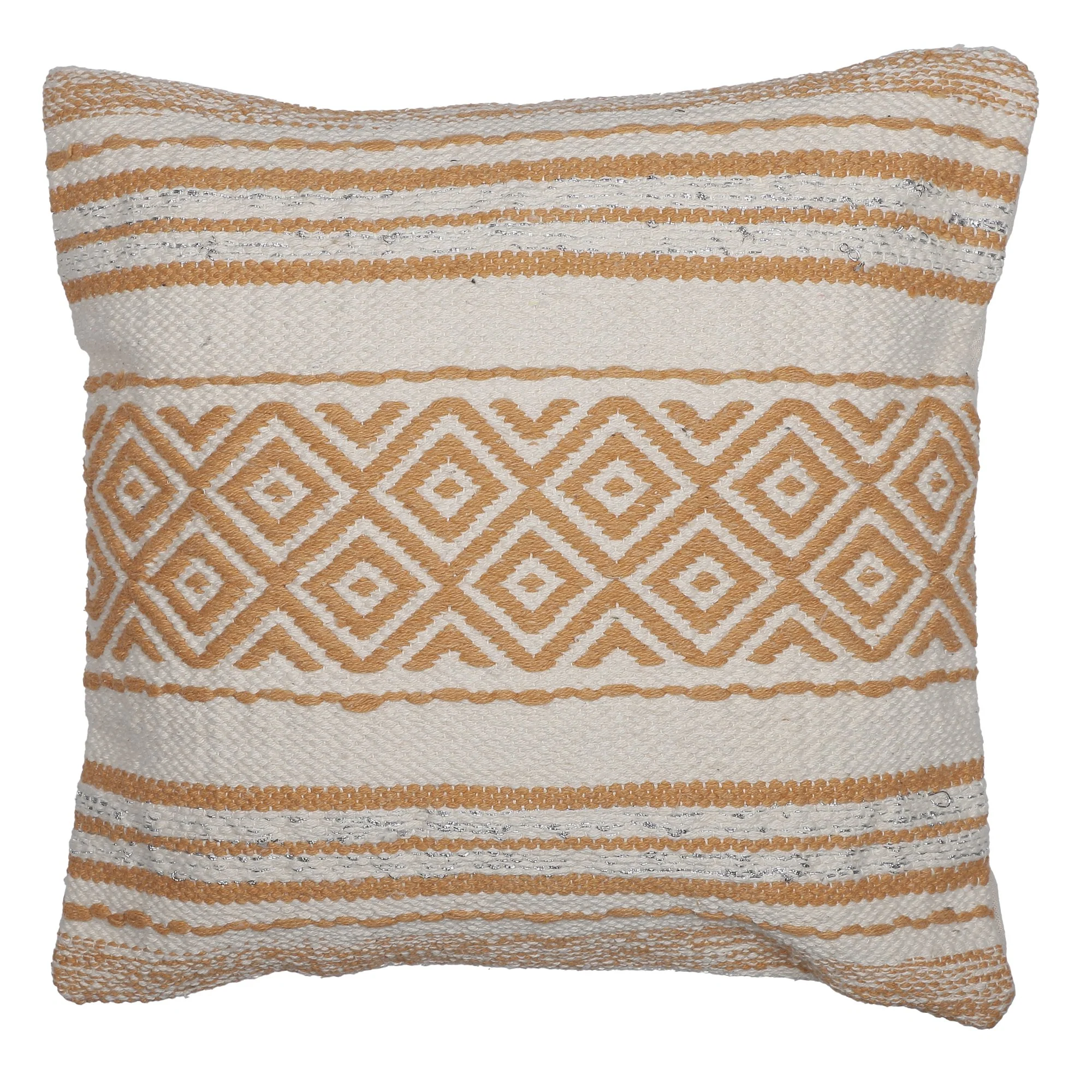 Coussin coton fil métal - Image 3