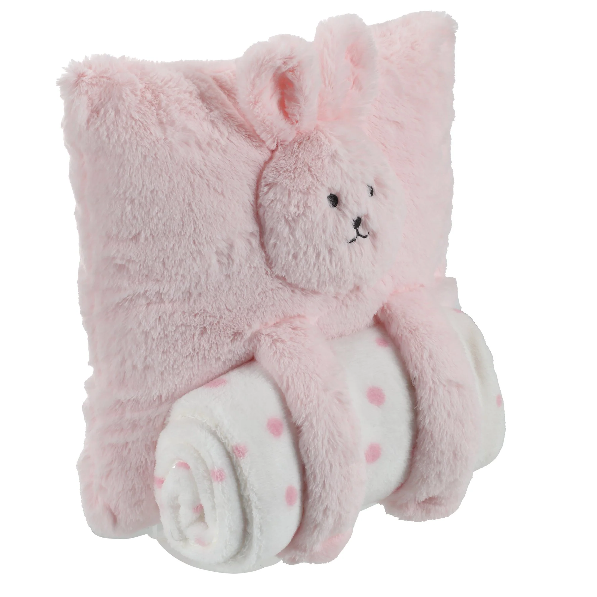 Coussin + plaid intégré animal  - Marron - Image 2