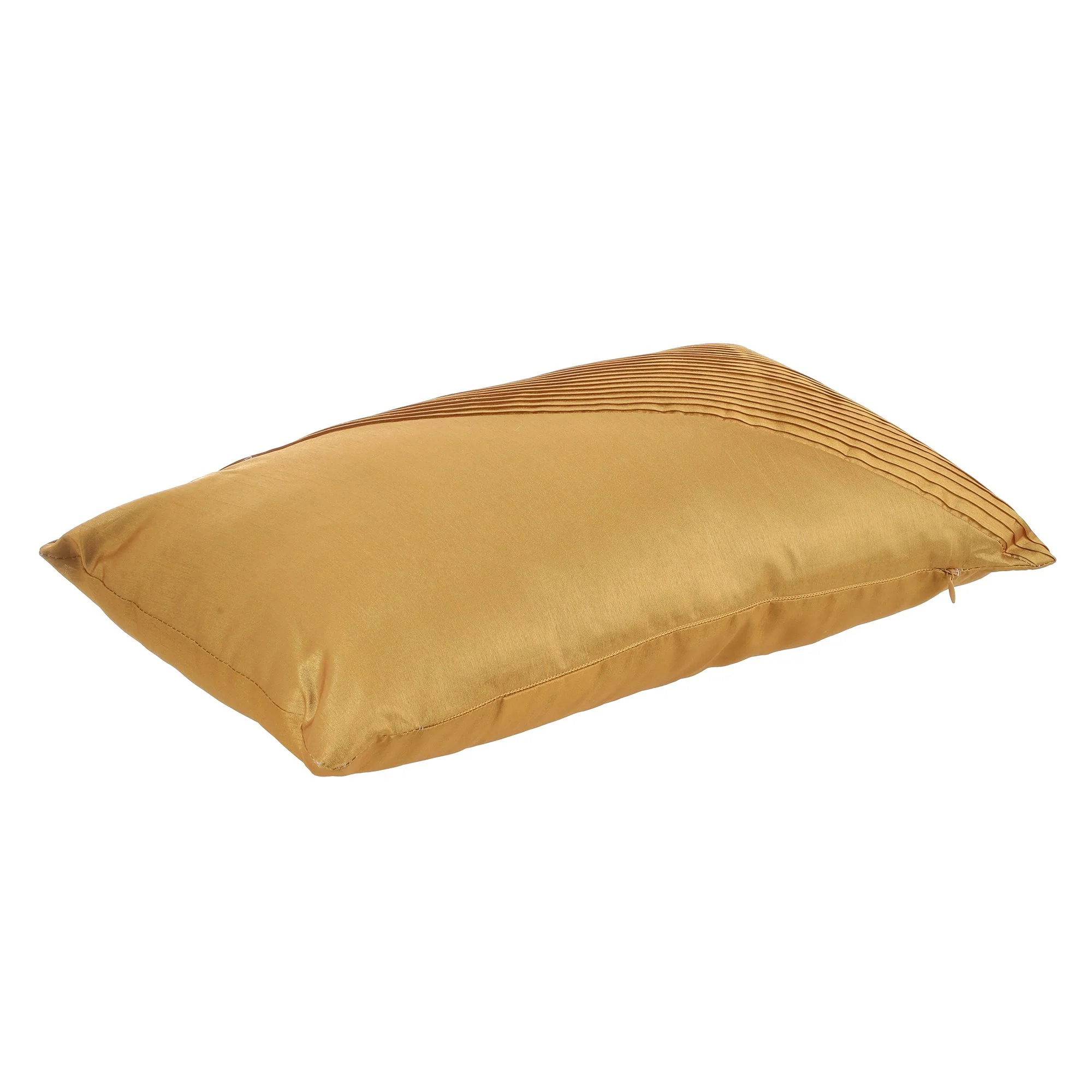 Coussin soyeux 30x50cm - Bleu - Image 3
