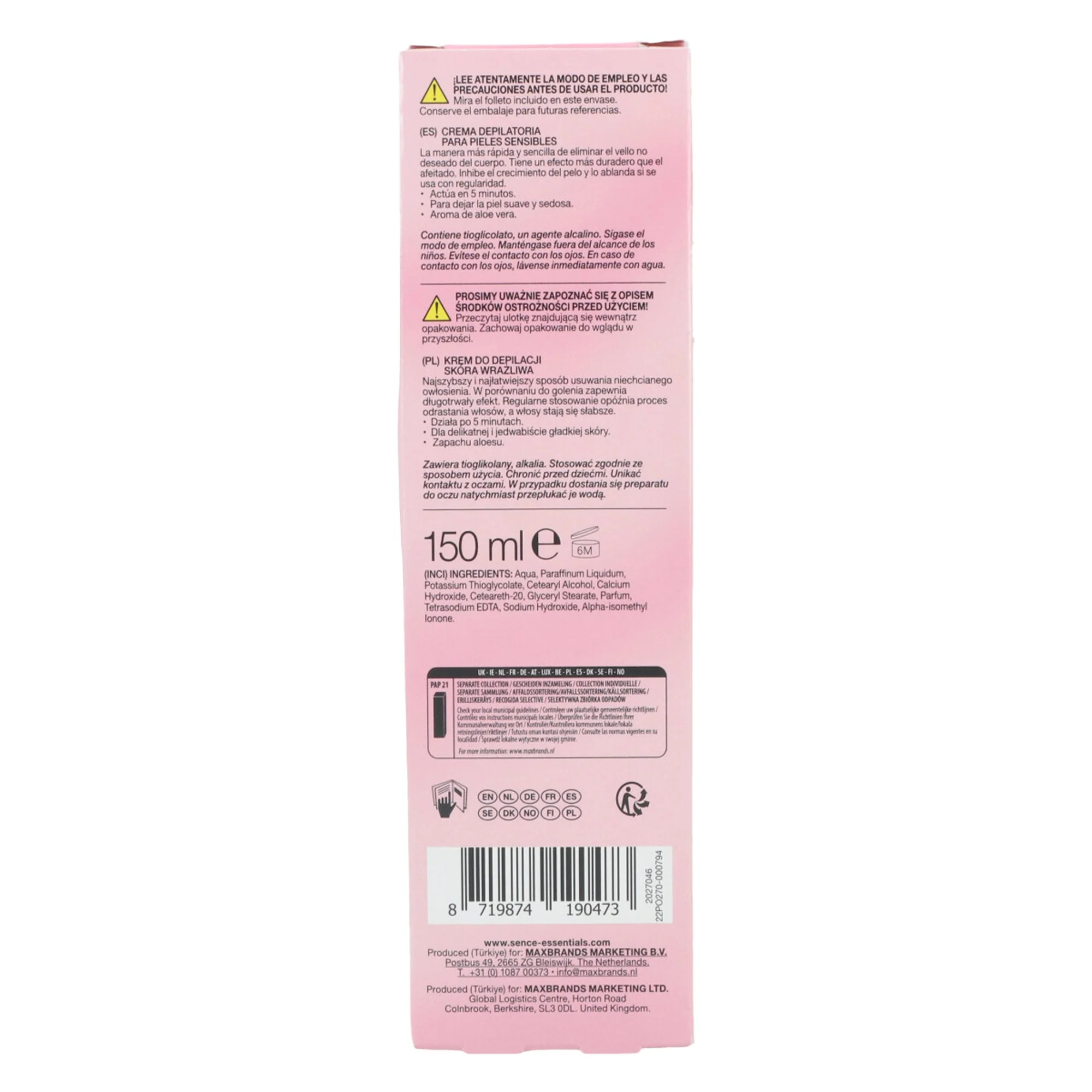 Crème d'épilation sensitive skin - Image 4